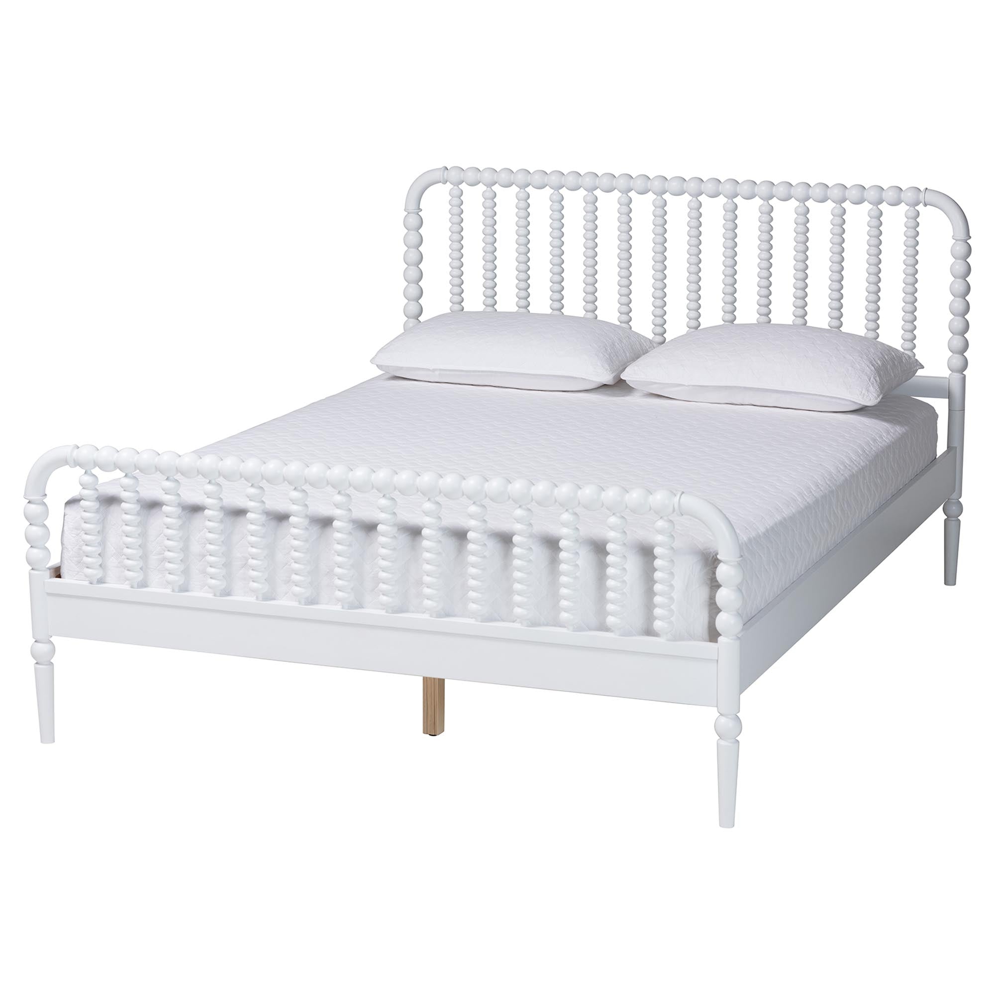Lucera Mid-Century 5-Piece Bobbin Bedroom Set