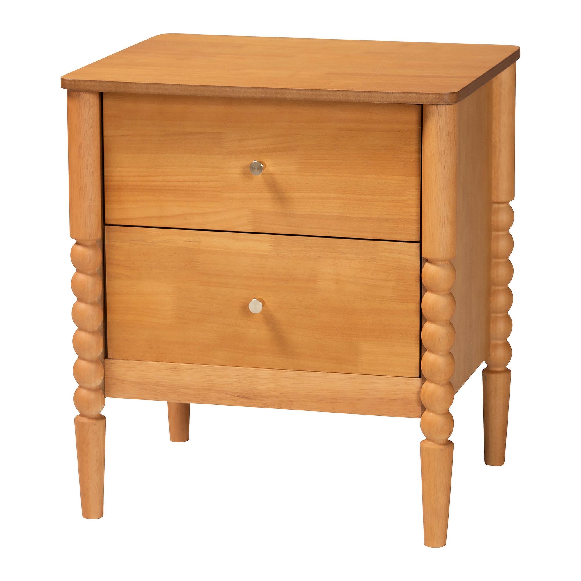 Lucera Mid-Century 4-Piece Bobbin Bedroom Set