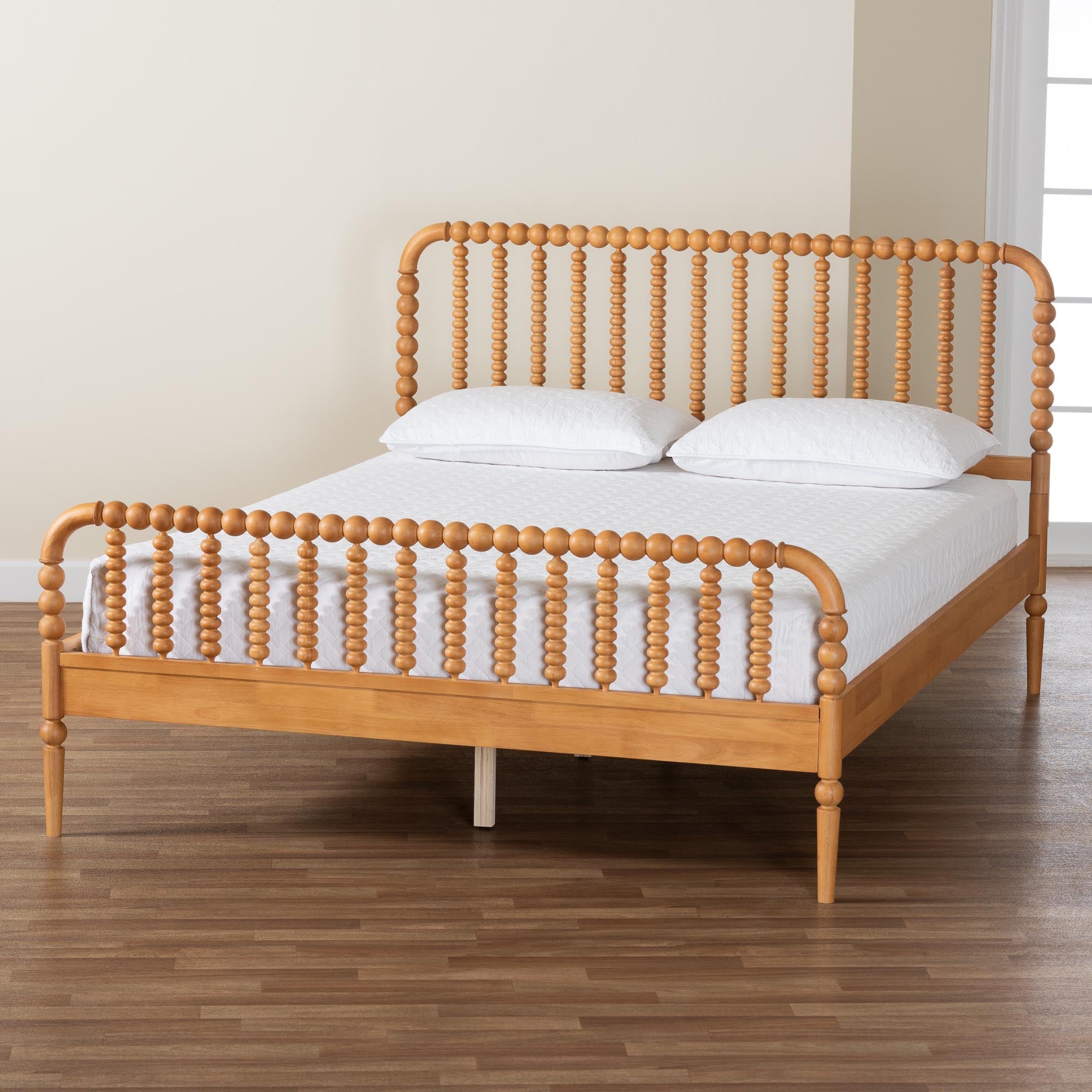 Lucera Mid-Century Bobbin Bed