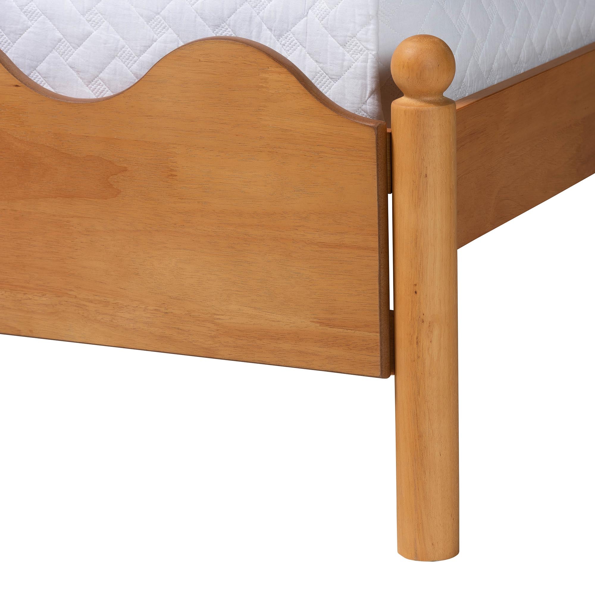 Malaya Modern Wood Platform Bed