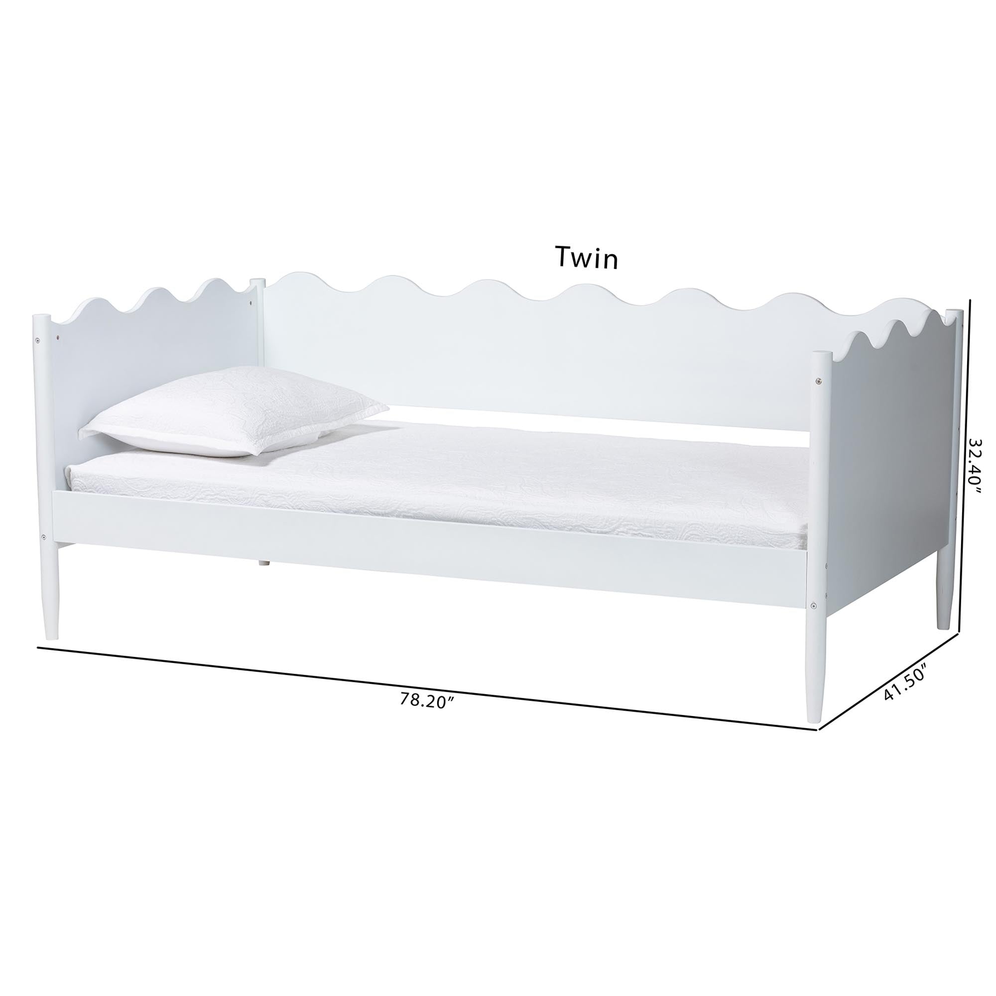 Malaya Modern Wood Daybed