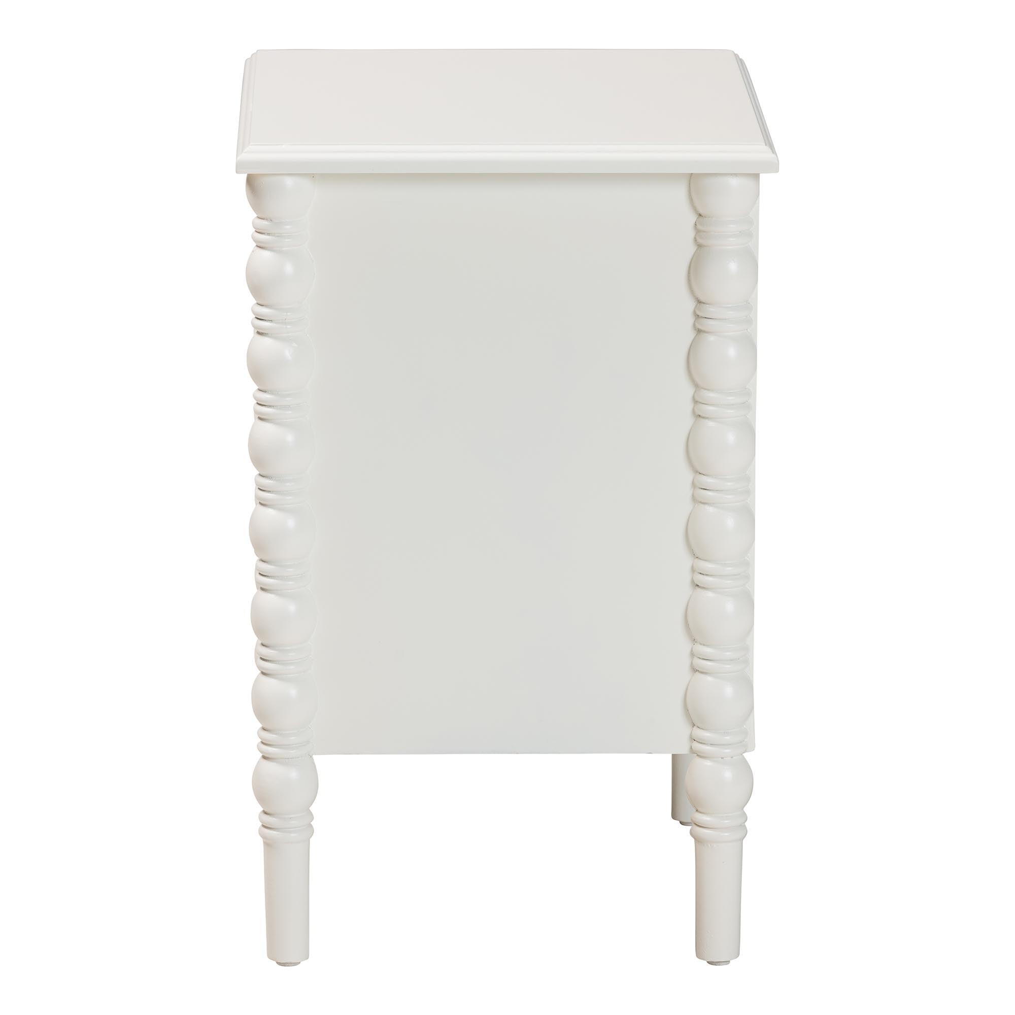 Malinda Classic Wood 2-Drawer End Table