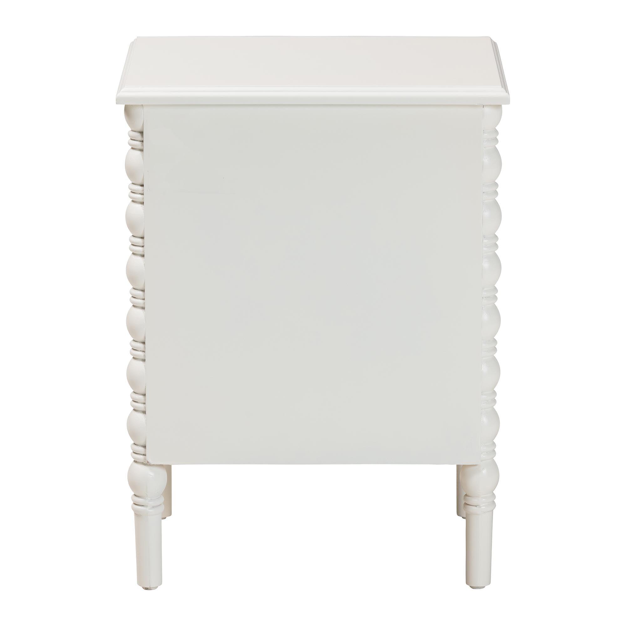 Malinda Classic Wood 2-Drawer End Table