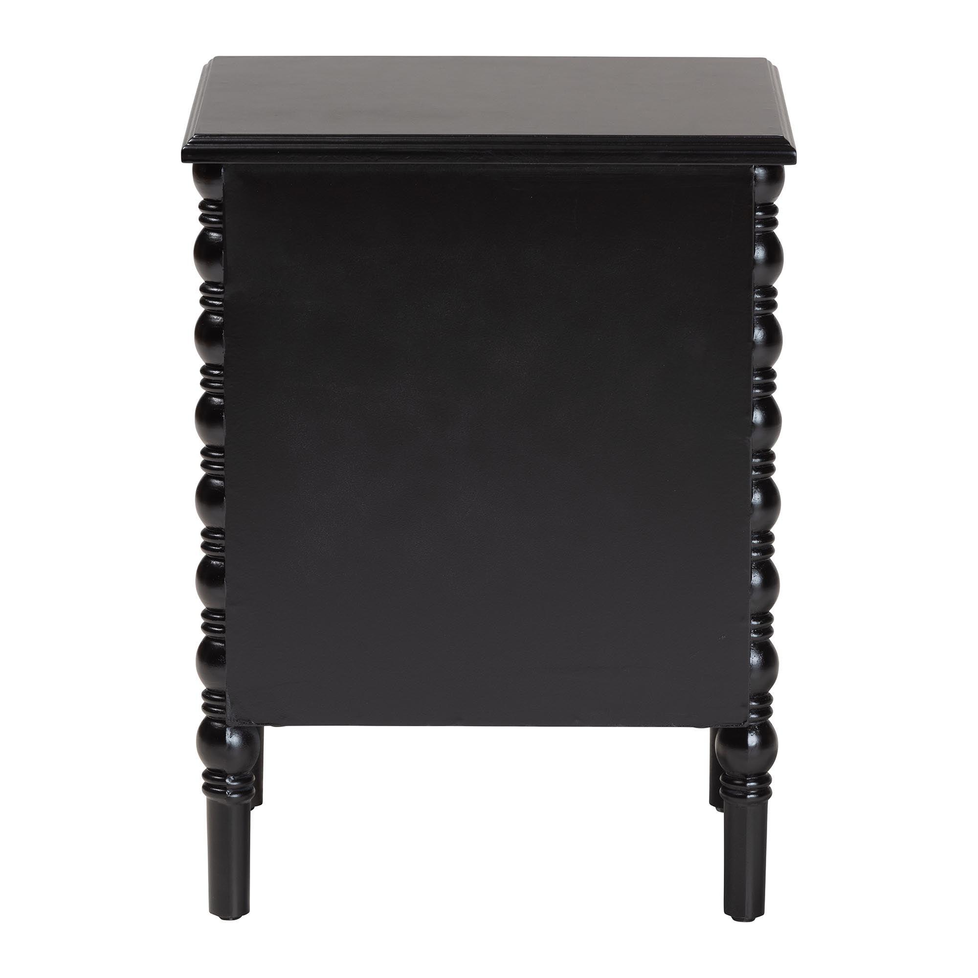 Malinda Classic Wood 2-Drawer End Table