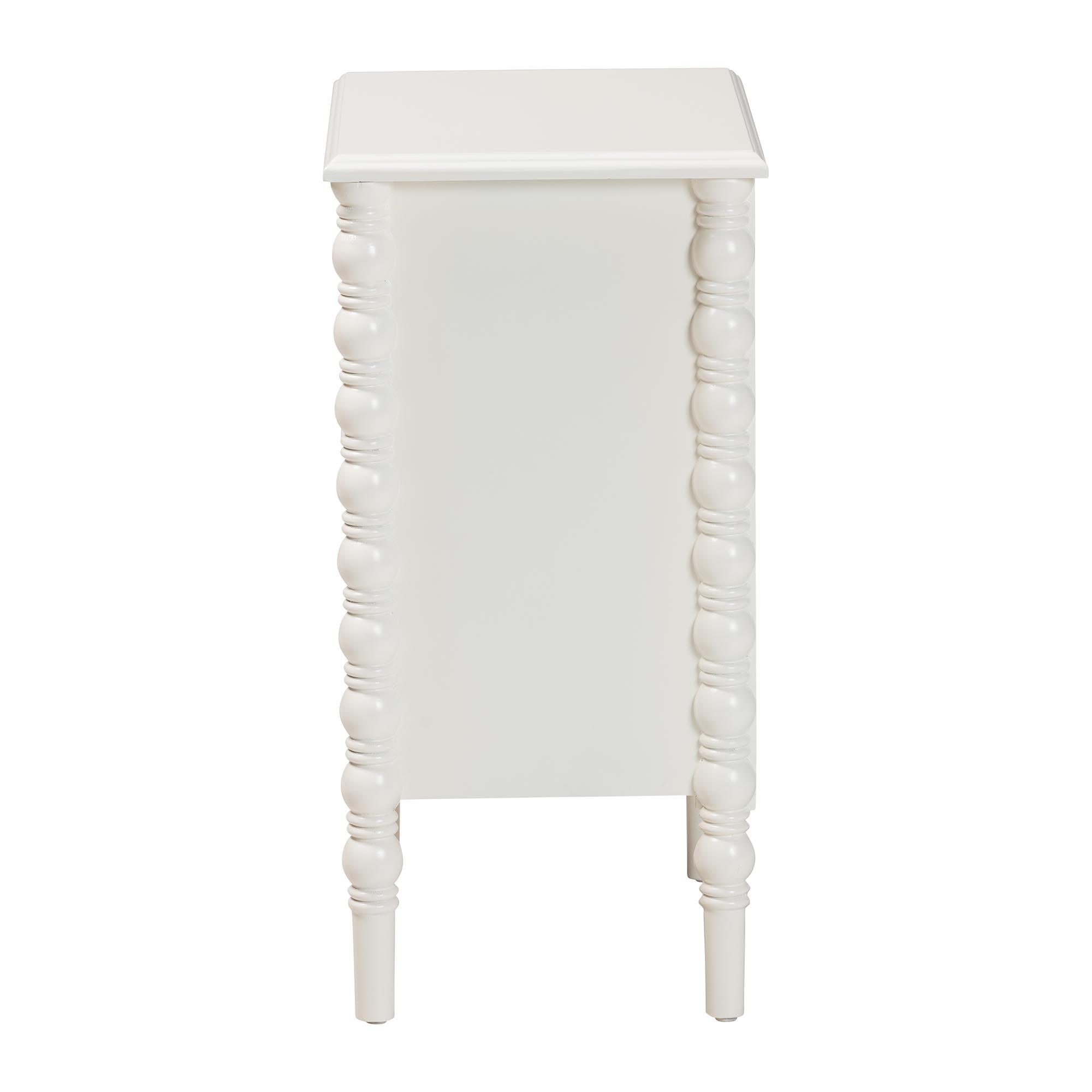 Malinda Classic Wood 3-Drawer End Table