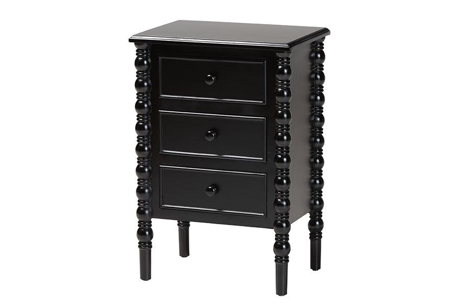 Malinda Classic Wood 3-Drawer End Table