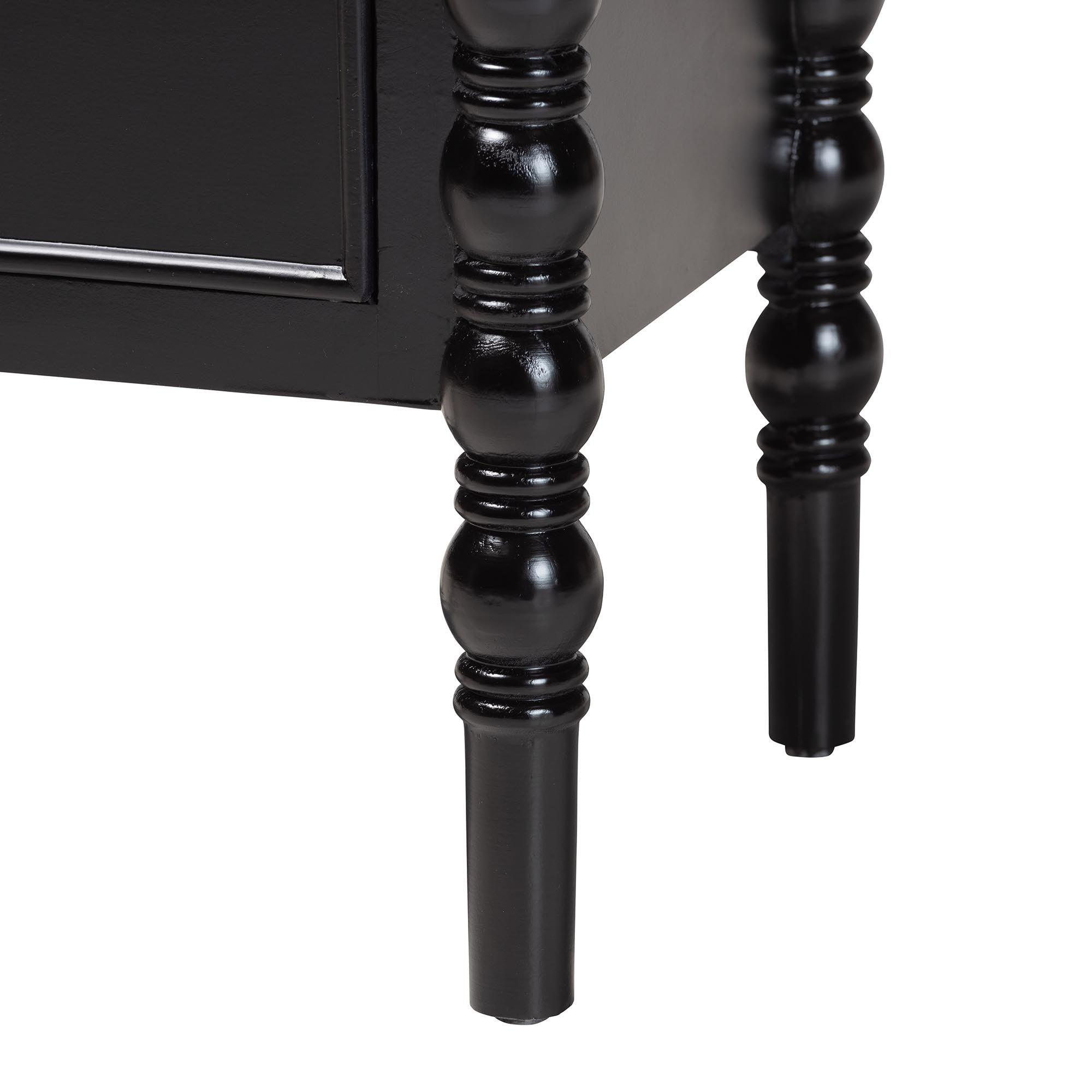 Malinda Classic Wood 3-Drawer End Table