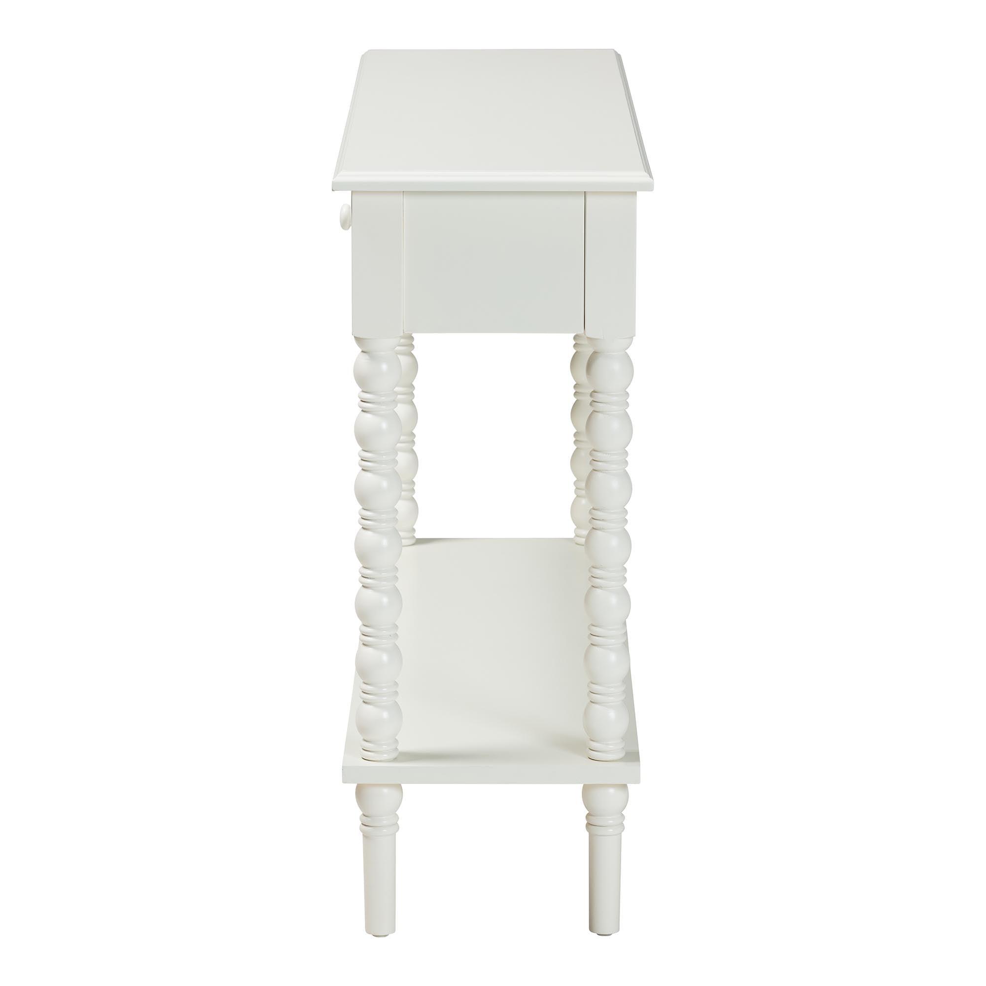 Malinda Classic Wood 2-Drawer Console Table