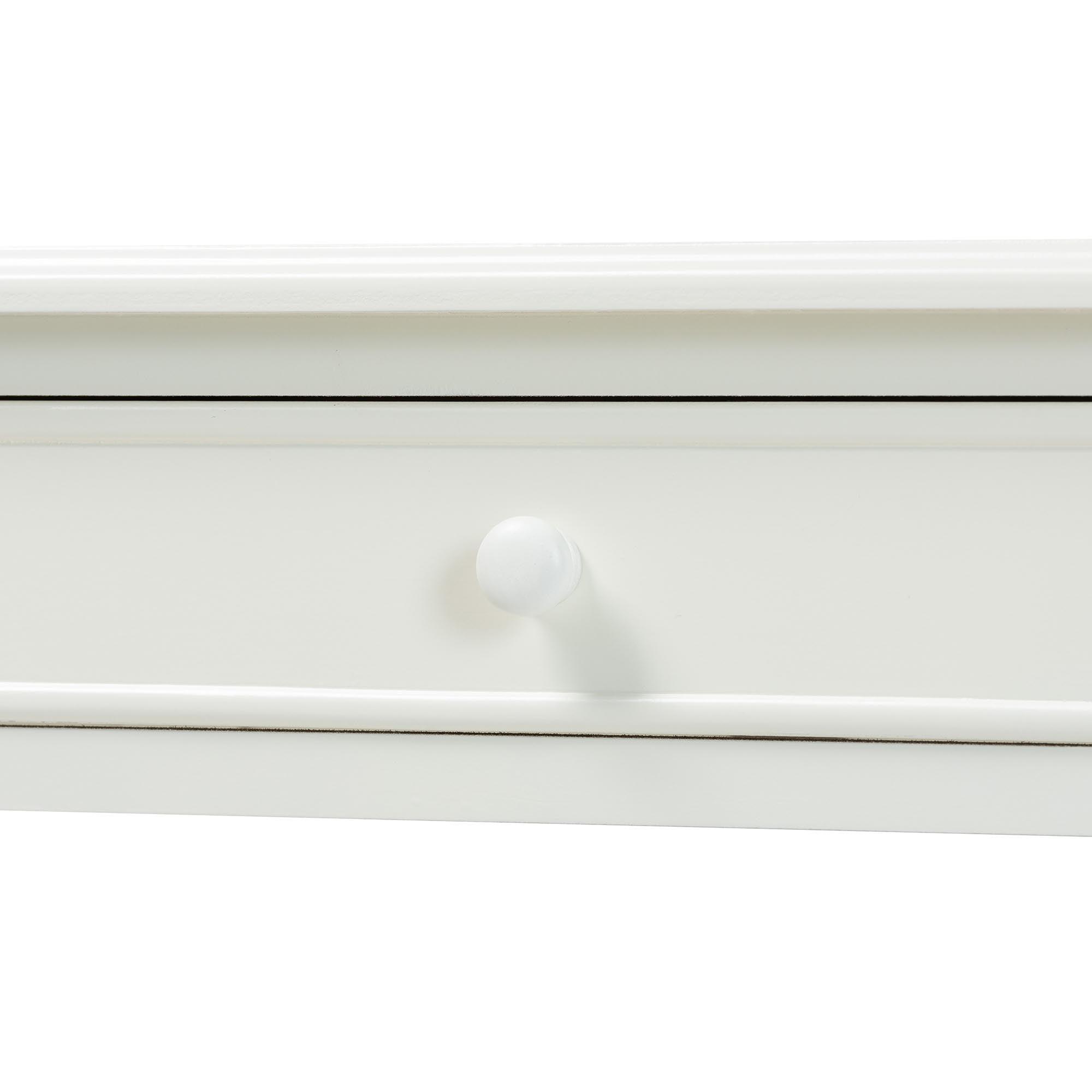 Malinda Classic Wood 2-Drawer Console Table