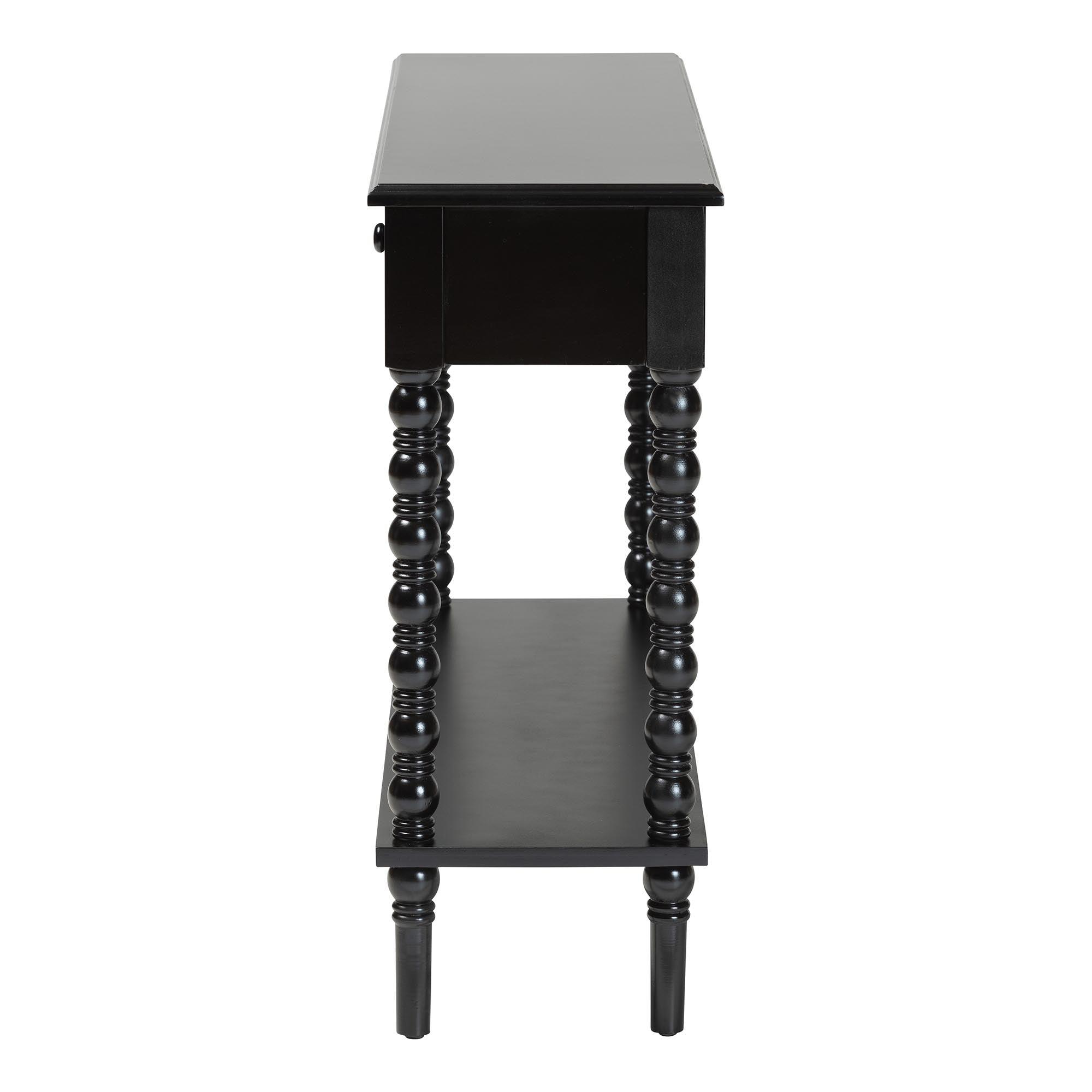 Malinda Classic Wood 2-Drawer Console Table