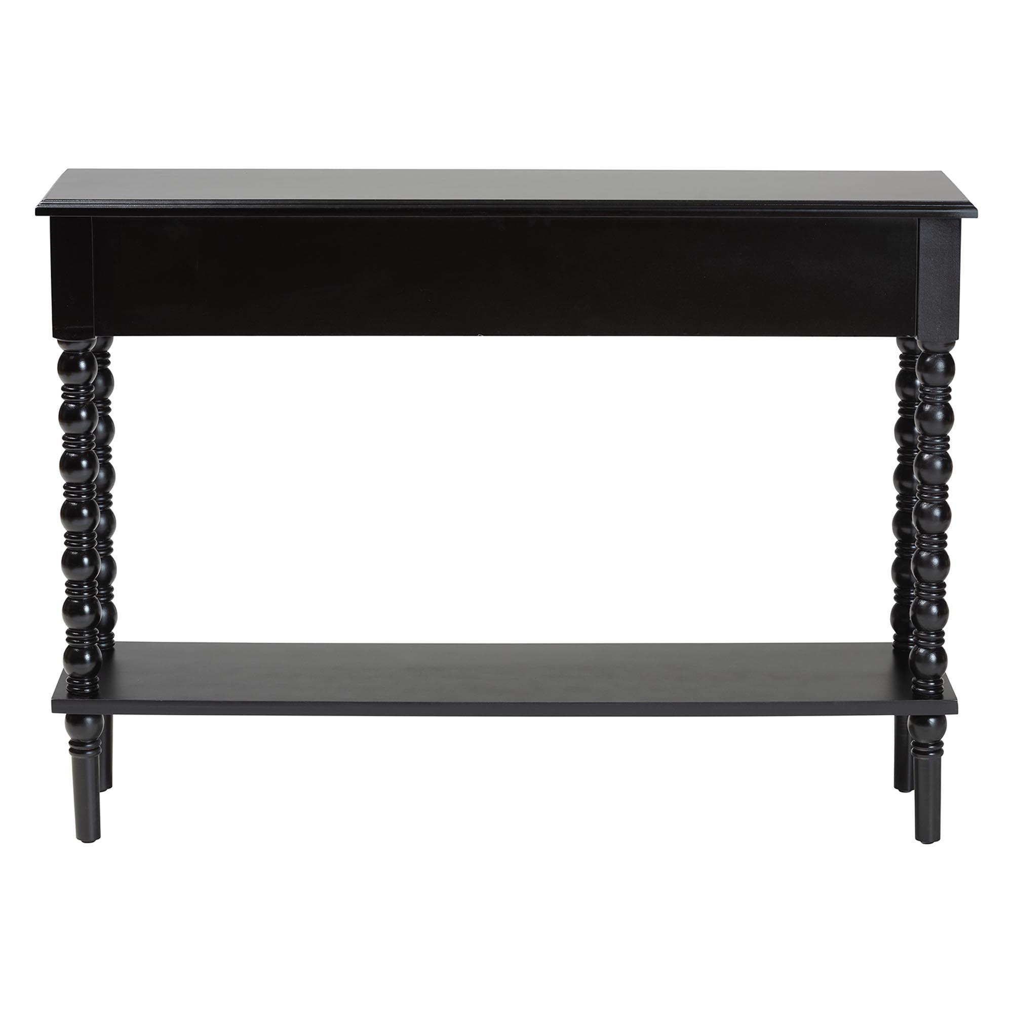 Malinda Classic Wood 2-Drawer Console Table