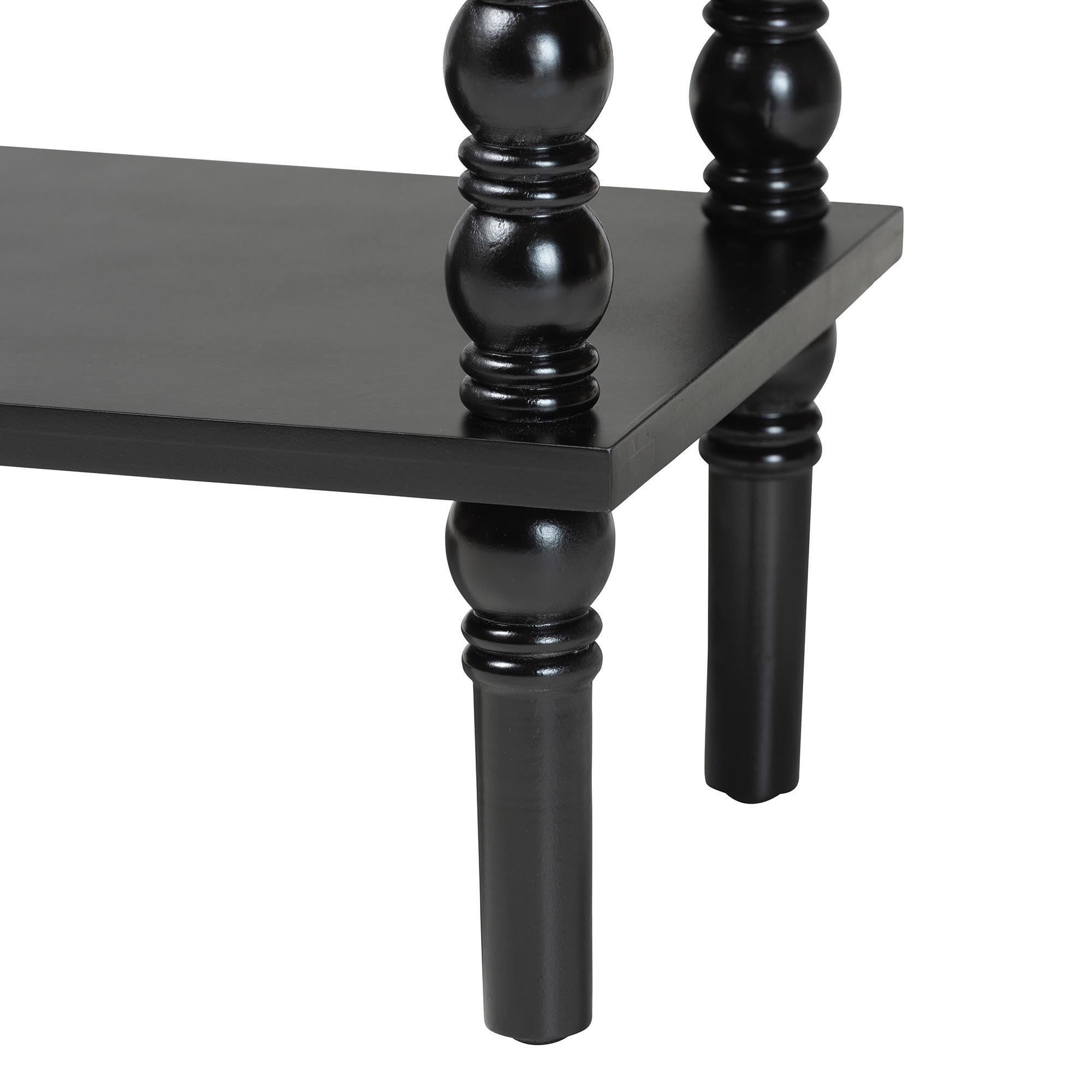 Malinda Classic Wood 2-Drawer Console Table