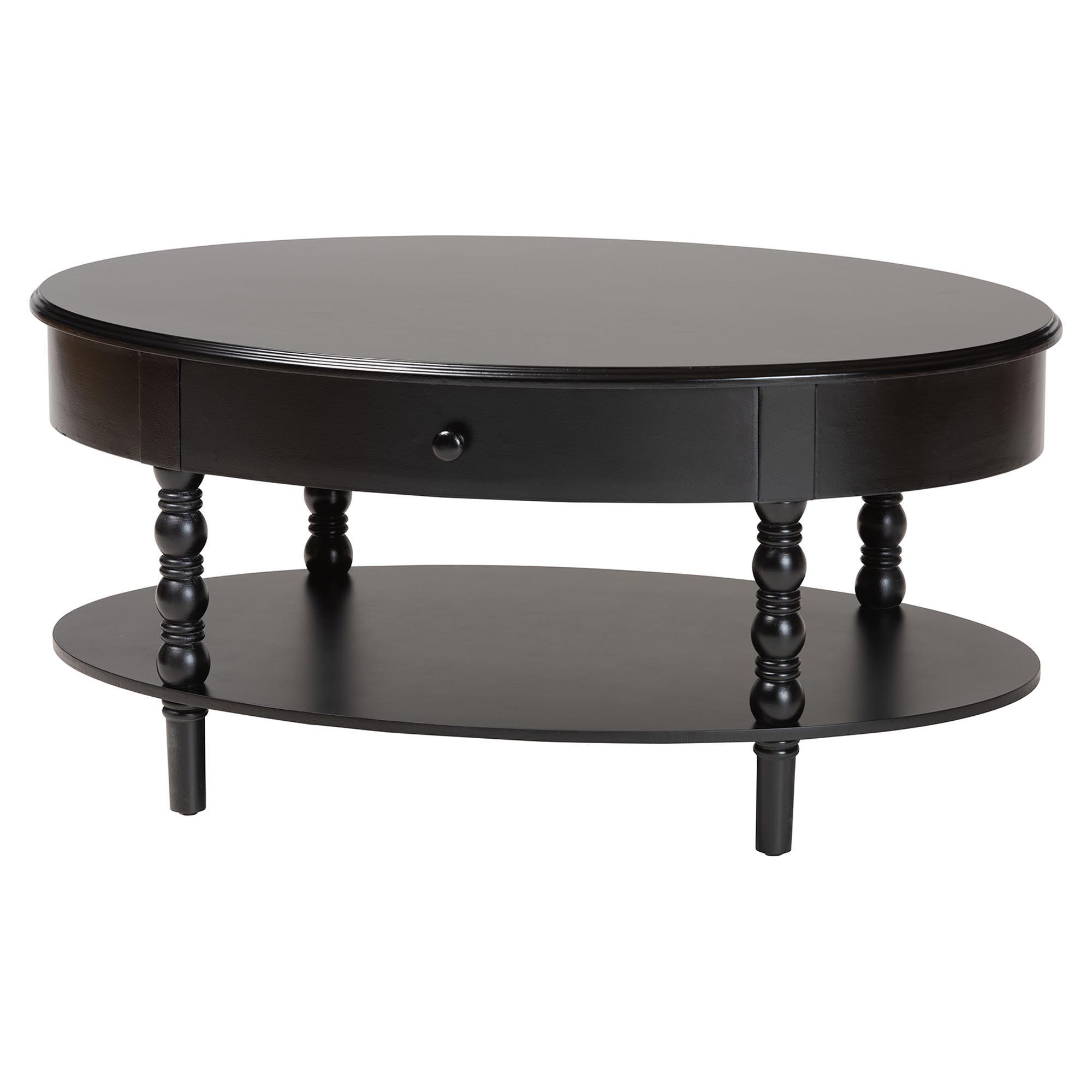 Malinda Classic Wood 1-Drawer Coffee Table