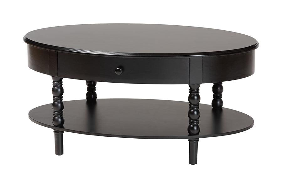 Malinda Classic Wood 1-Drawer Coffee Table