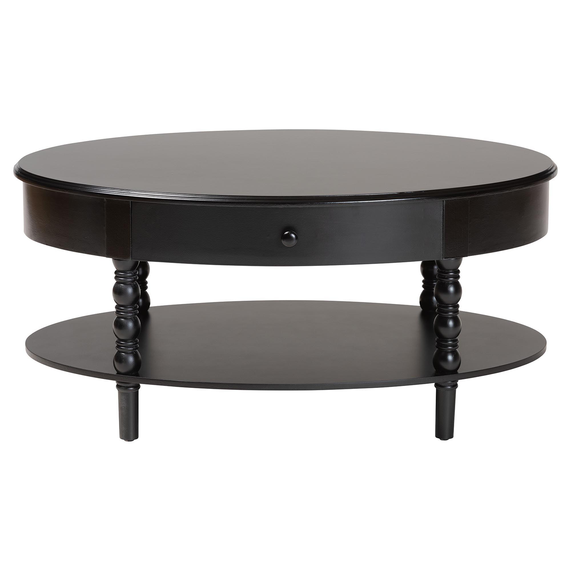 Malinda Classic Wood 1-Drawer Coffee Table