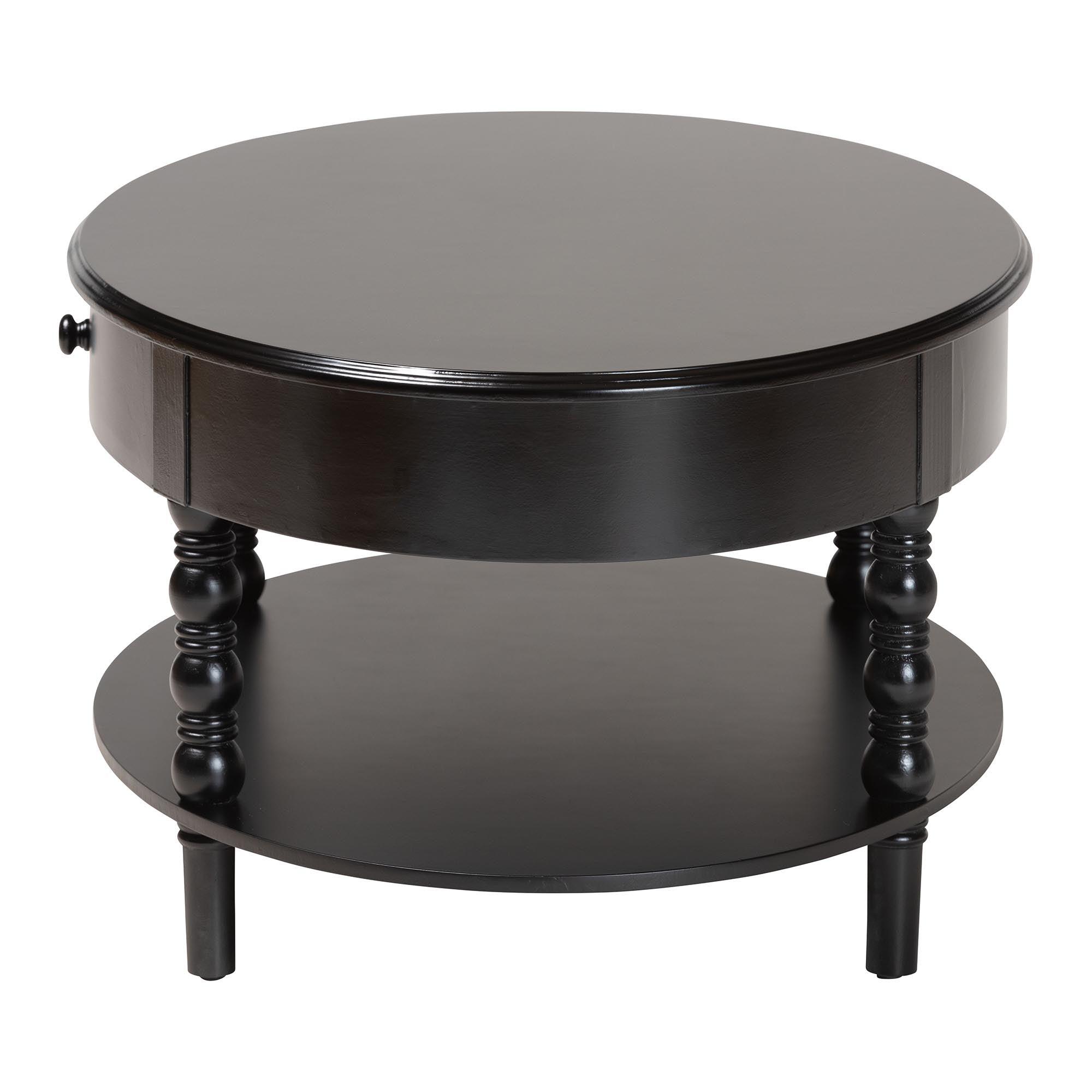 Malinda Classic Wood 1-Drawer Coffee Table