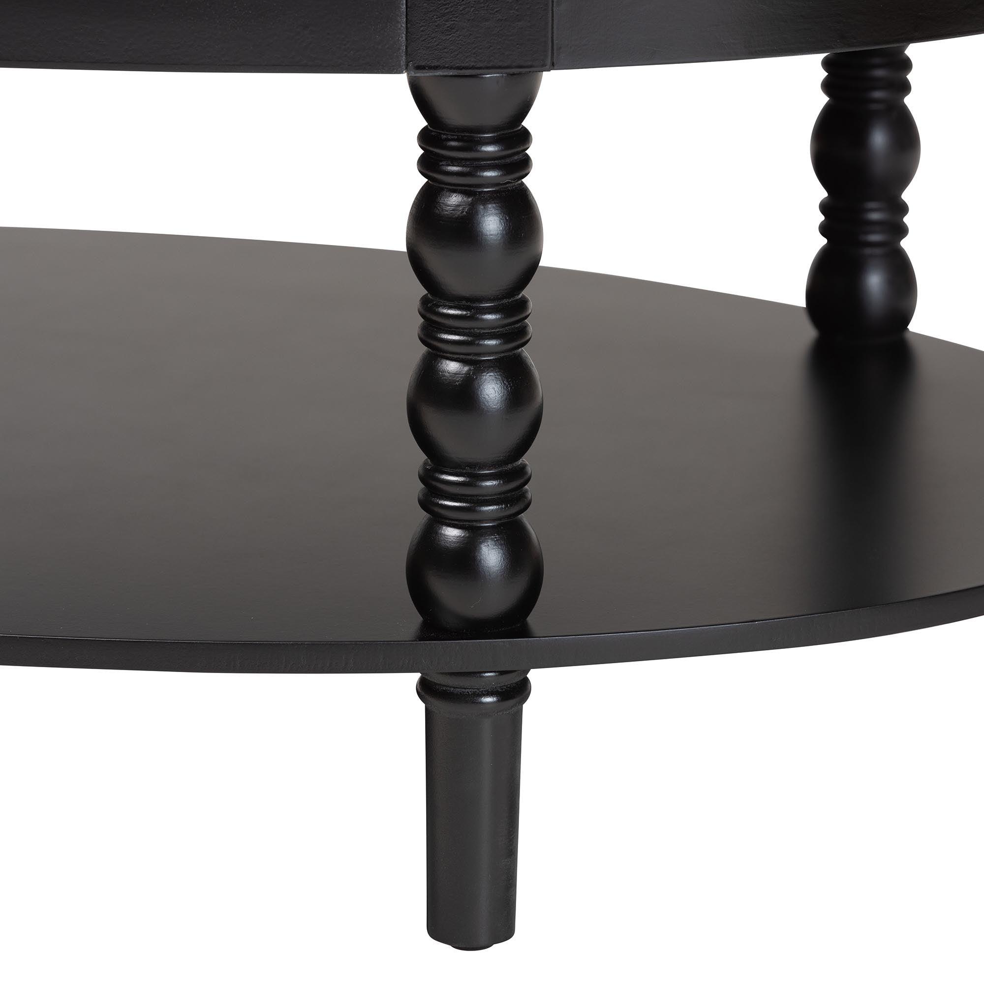 Malinda Classic Wood 1-Drawer Coffee Table