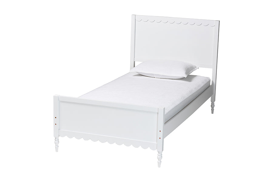 Roni Modern Wood Platform Bed