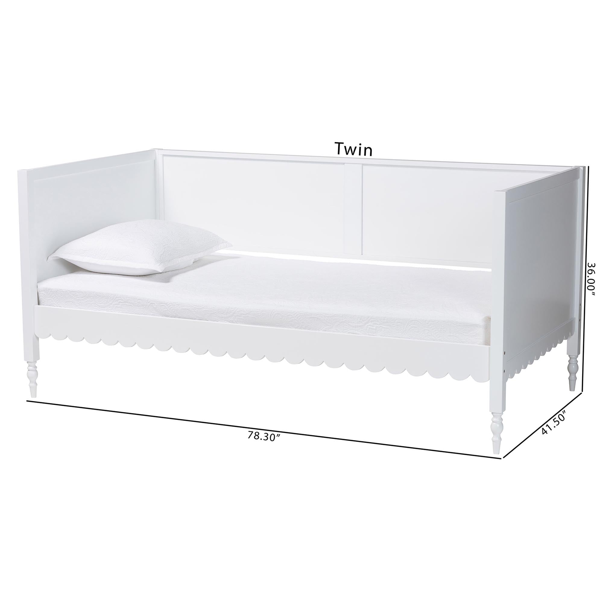 Roni Modern Wood Daybed