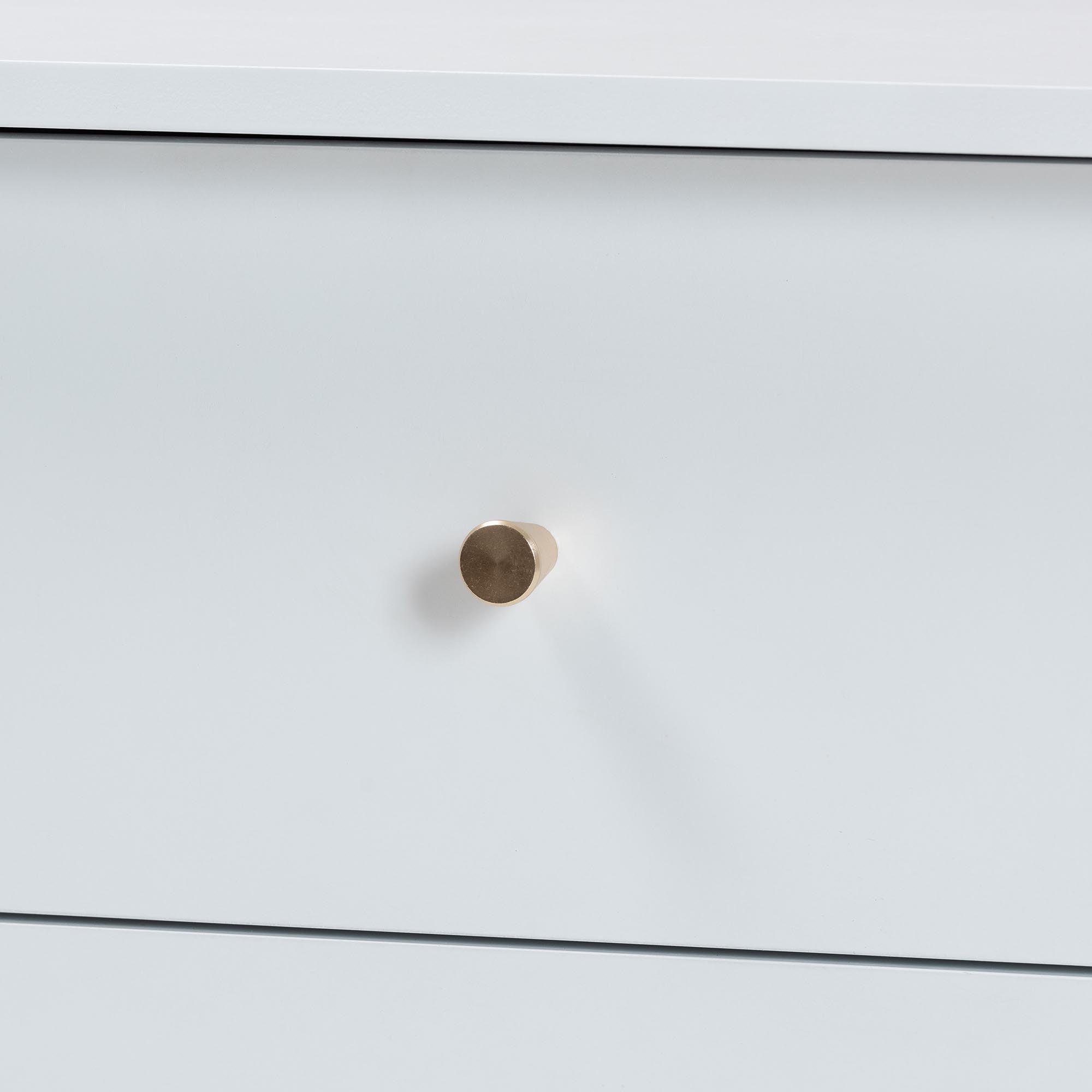 Lucera Mid-Century 2-Drawer Bobbin Nightstand