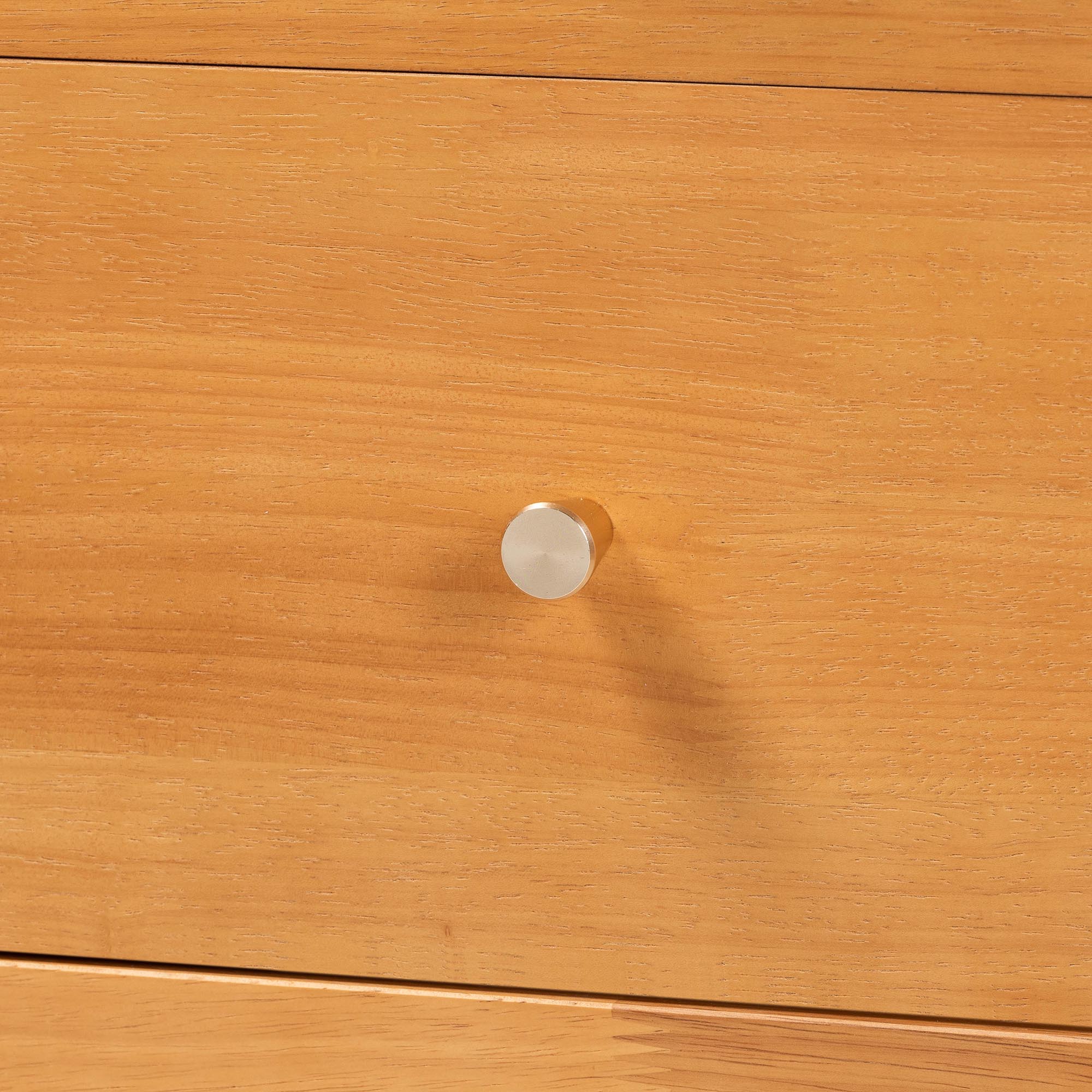 Lucera Mid-Century Bobbin Wood 6-Drawer Dresser