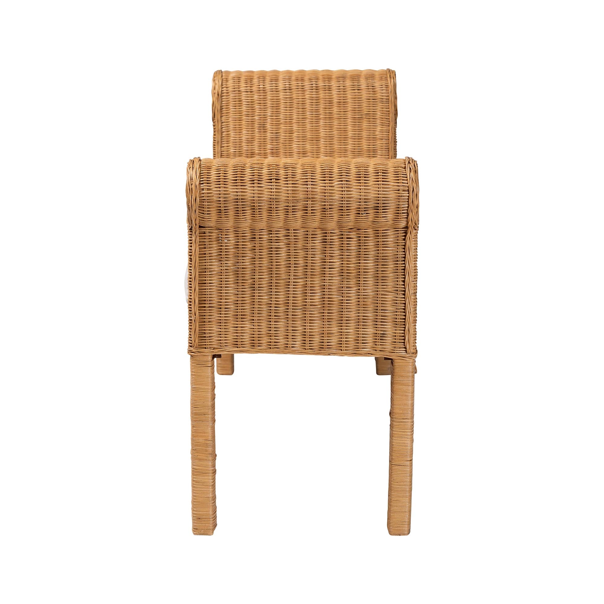 Bali & Pari Reiko Handwoven Rattan Bench