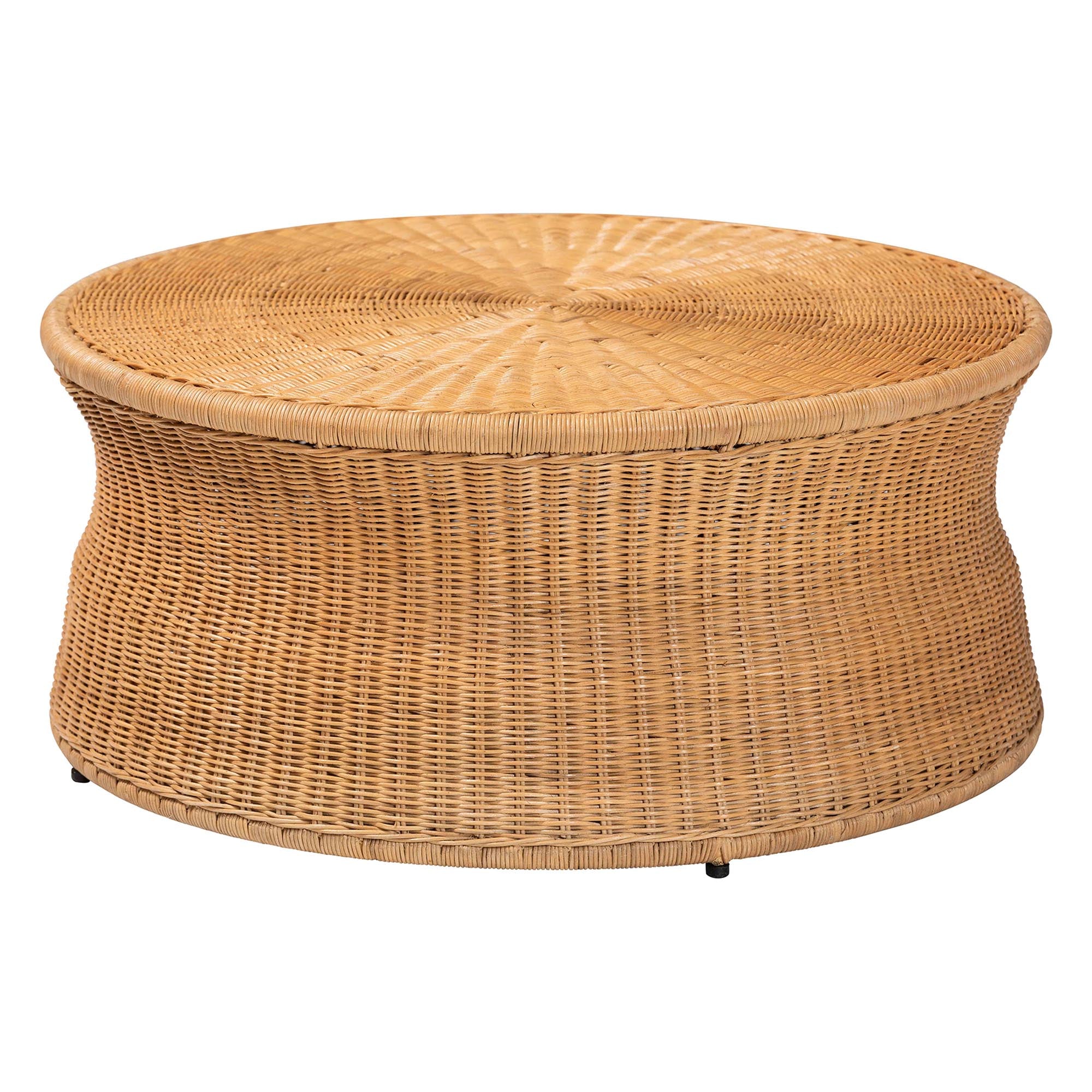 Bali & Pari Caroline Round Rattan Coffee Table