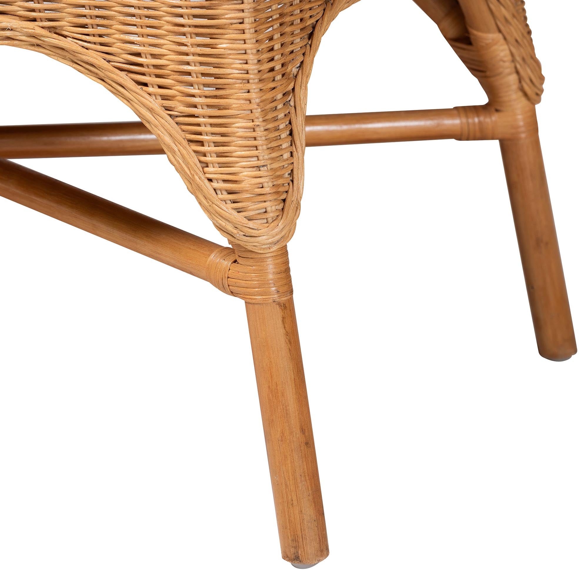 Bali & Pari Oxford Bohemian Light Honey Rattan Dining Bench