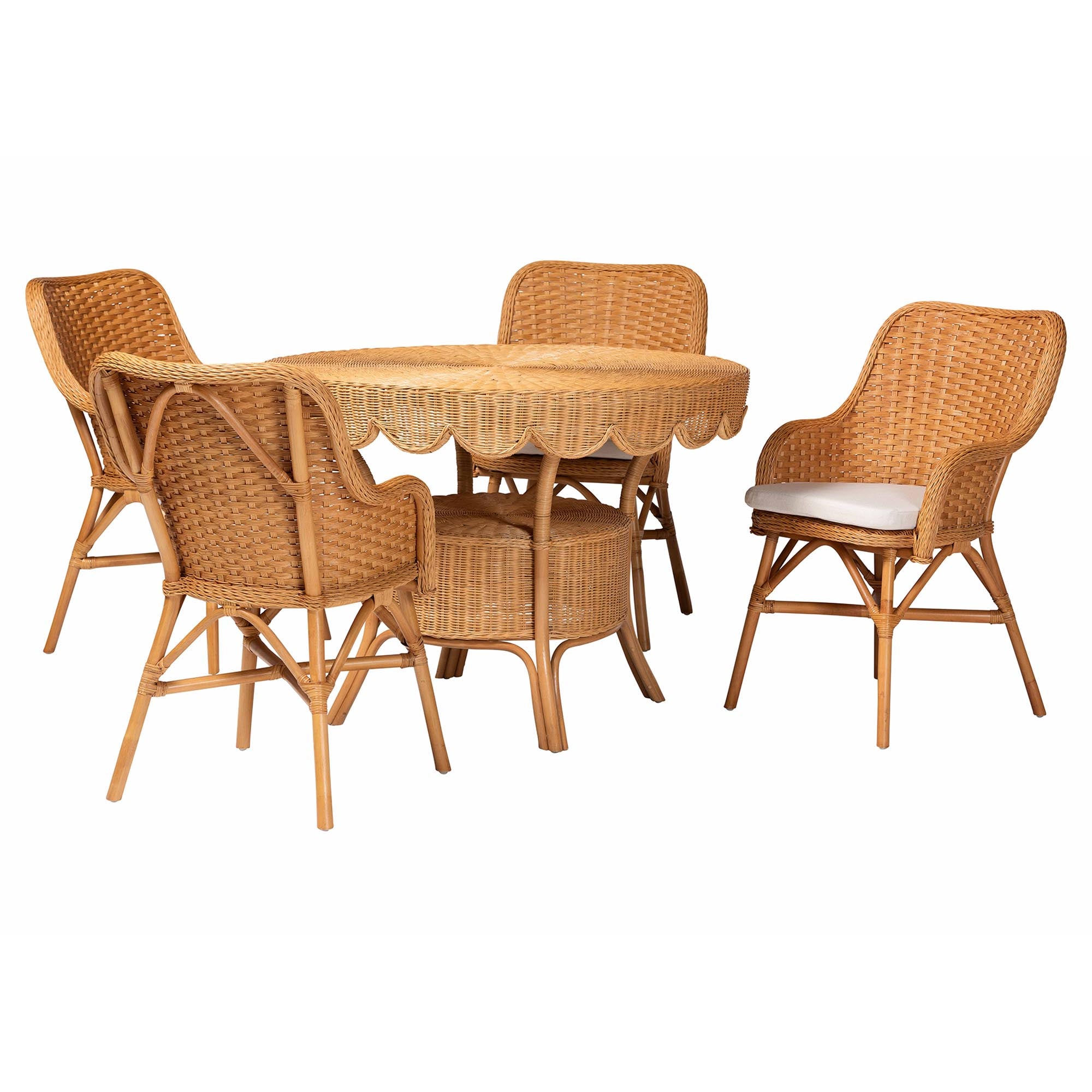 Bali & Pari Tucson 5-Piece Rattan Dining Set