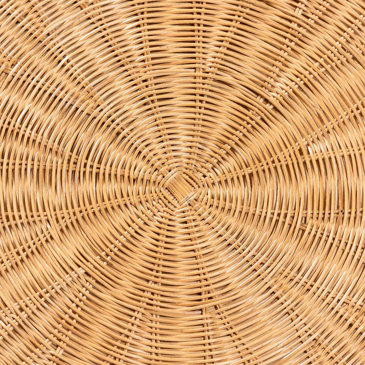 Bali & Pari Abena Bohemian Scalloped Light Honey Rattan Dining Table