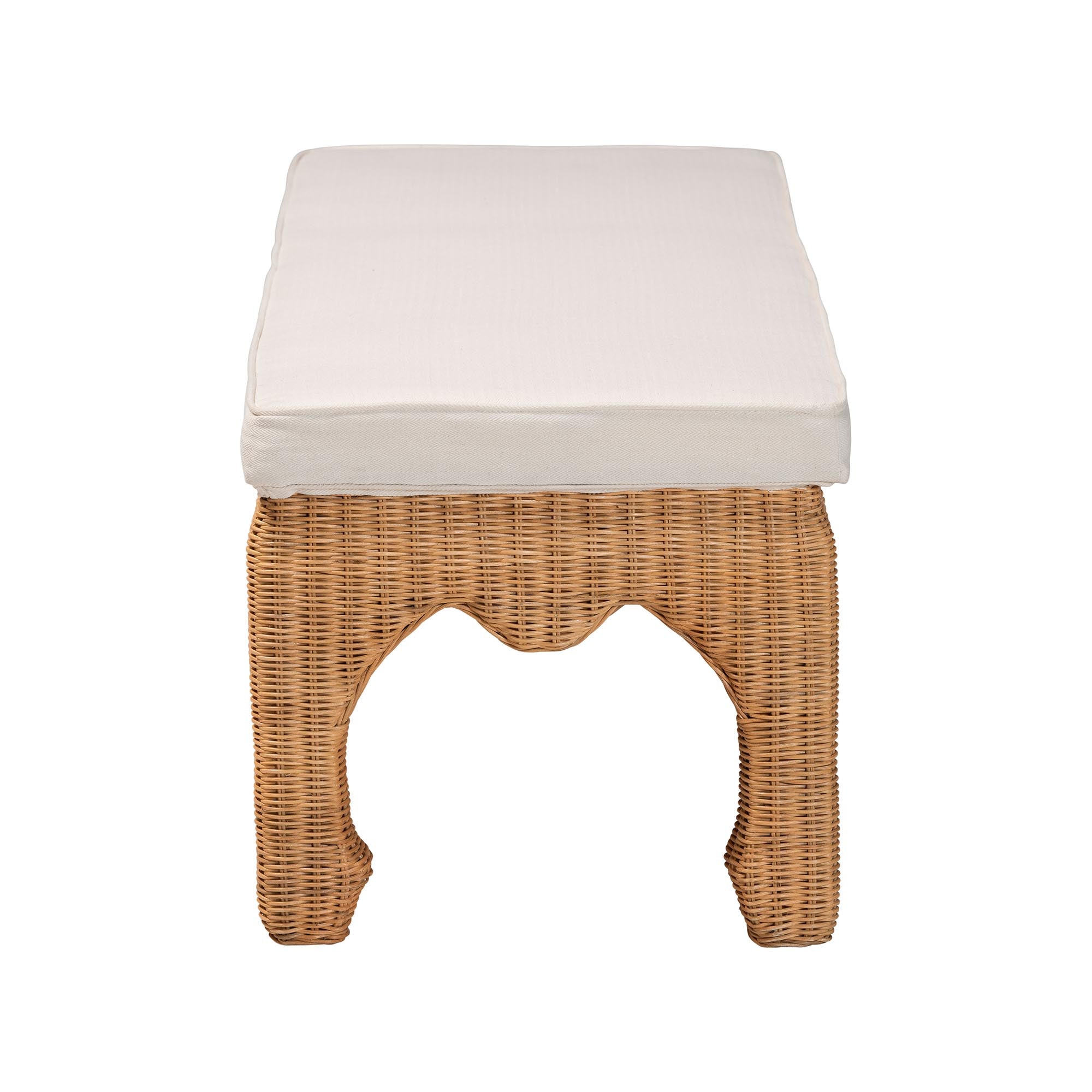 Bali & Pari Abena Ming Style Rattan Bench