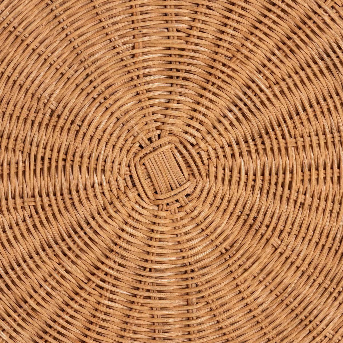 Bali & Pari Dayo Scalloped Rattan Console Table