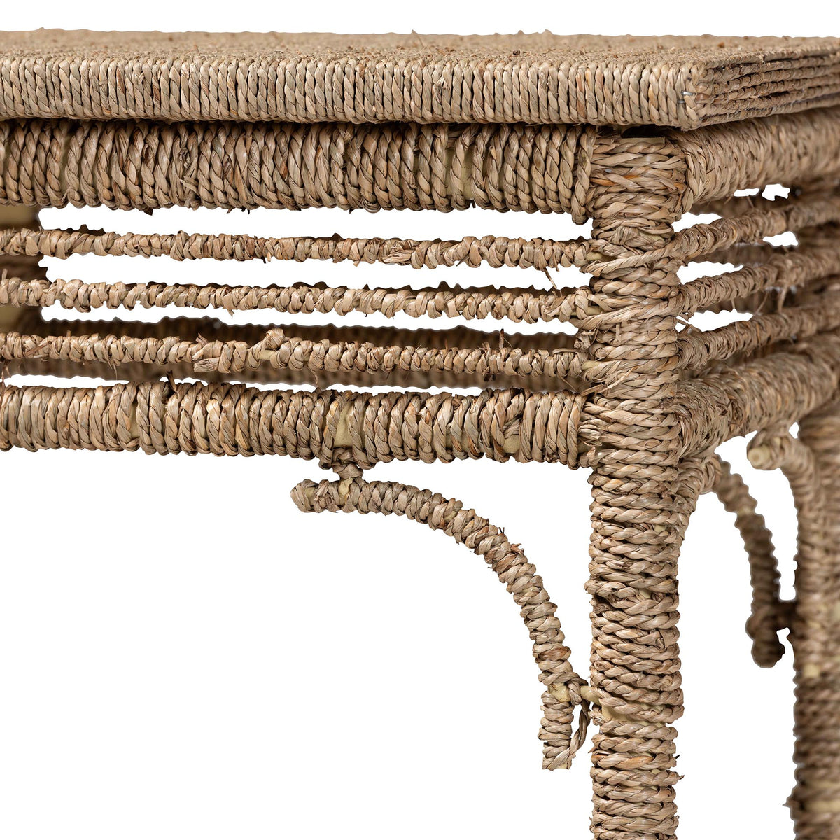 Bali & Pari Ganit Handwoven Seagrass Console Table