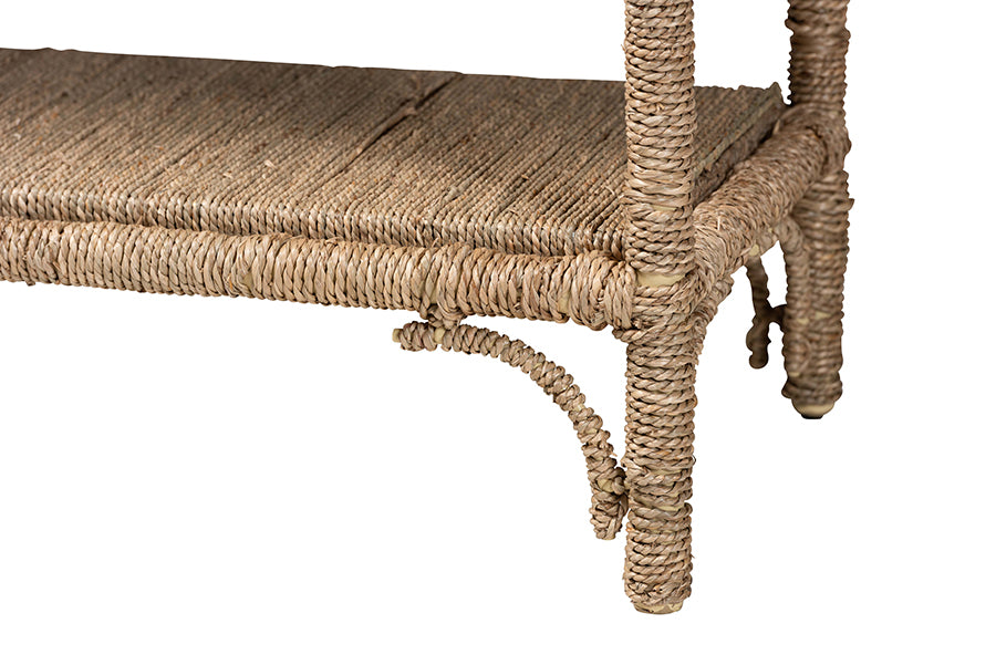 Bali & Pari Ganit Handwoven Seagrass Console Table