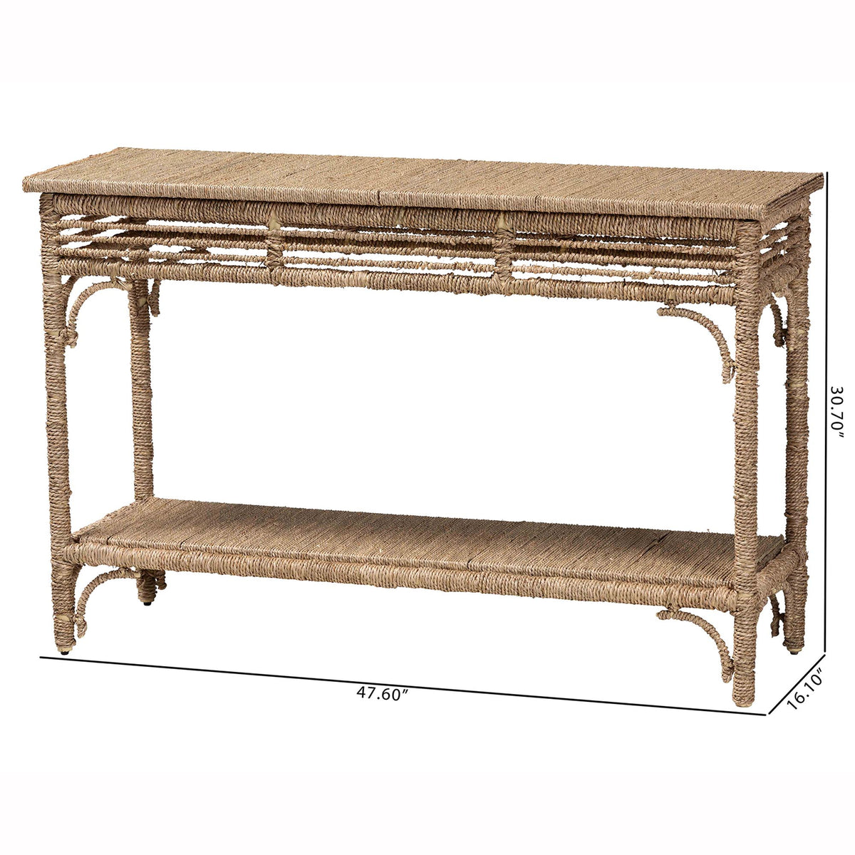 Bali & Pari Ganit Handwoven Seagrass Console Table