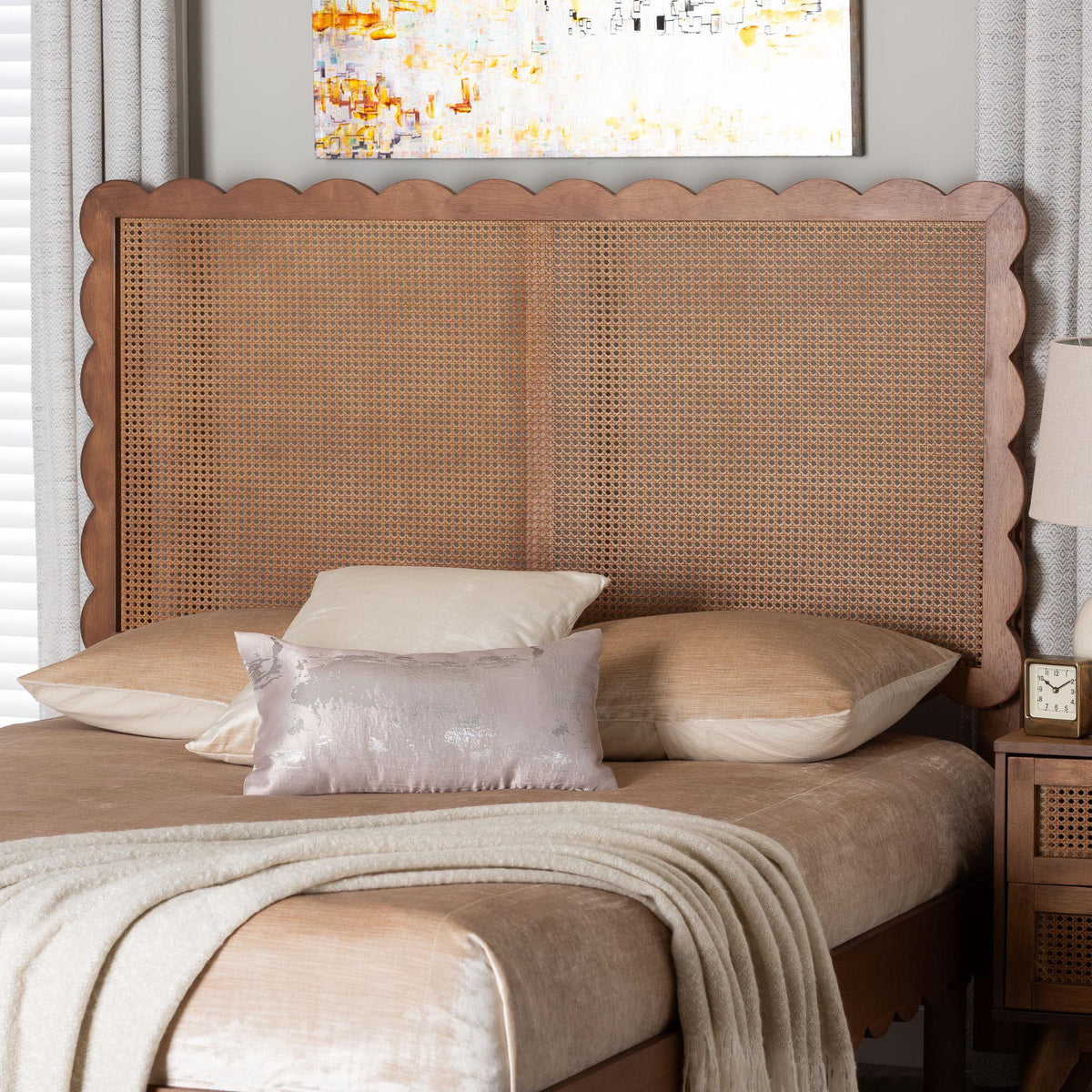 Orianthe Scalloped Headboard