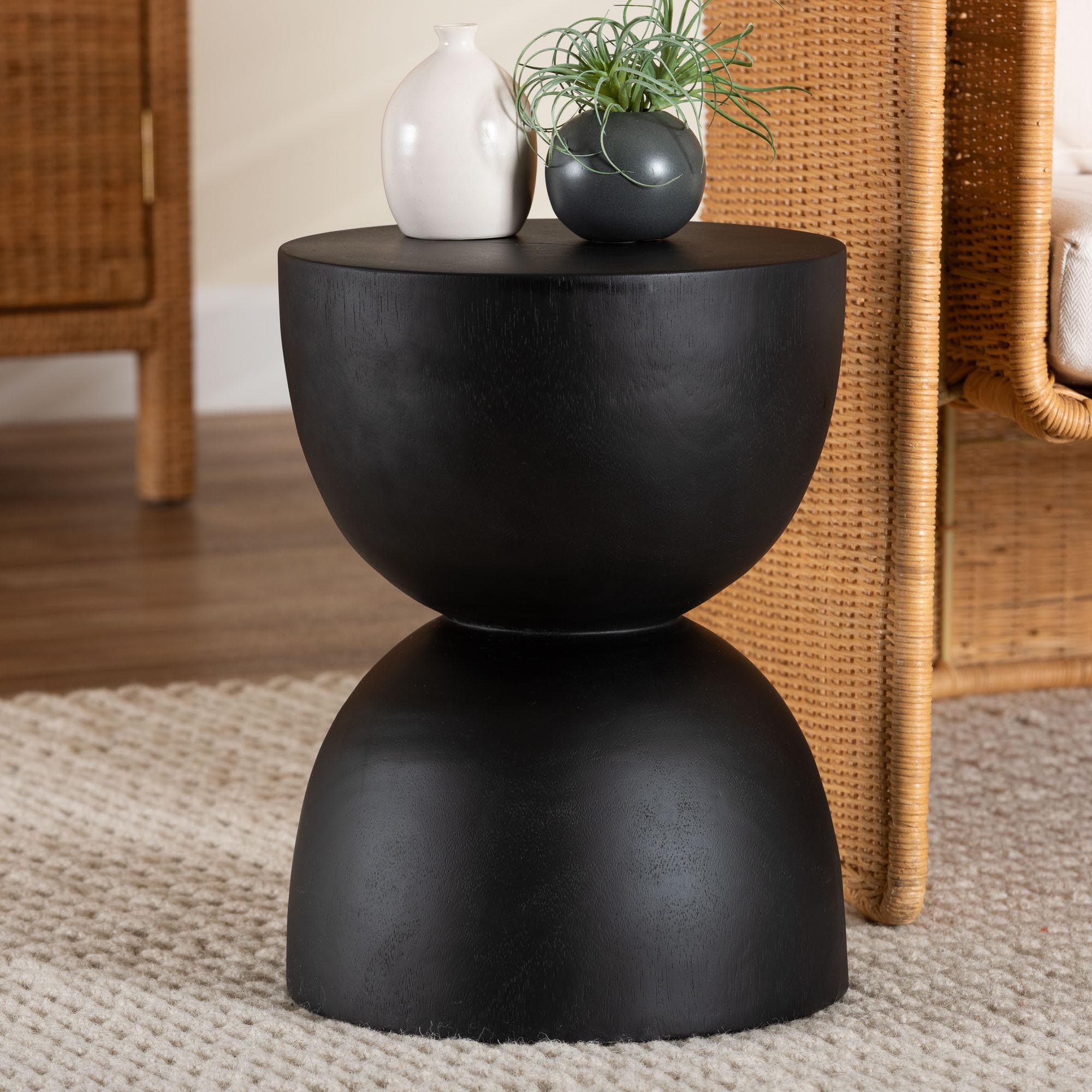 Bali & Pari Nomiki Solid Suar Wood Side Table