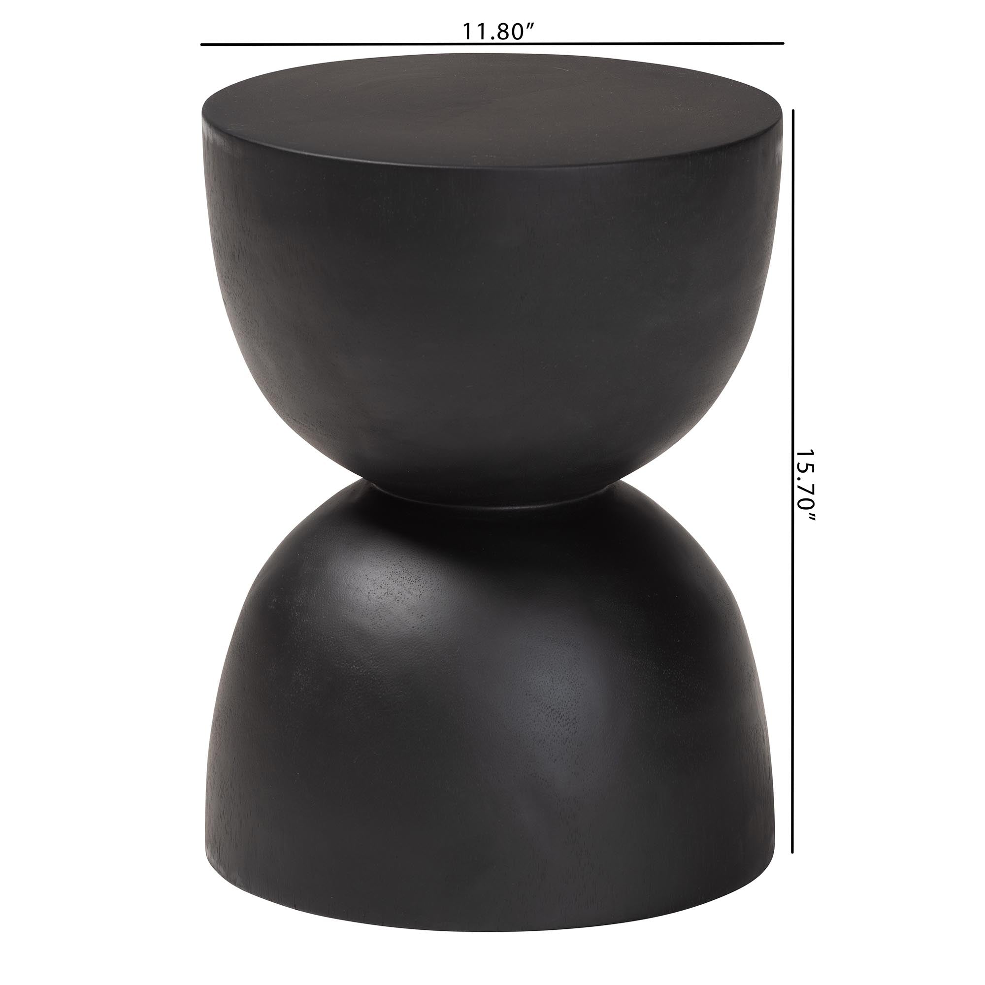 Bali & Pari Nomiki Solid Suar Wood Side Table