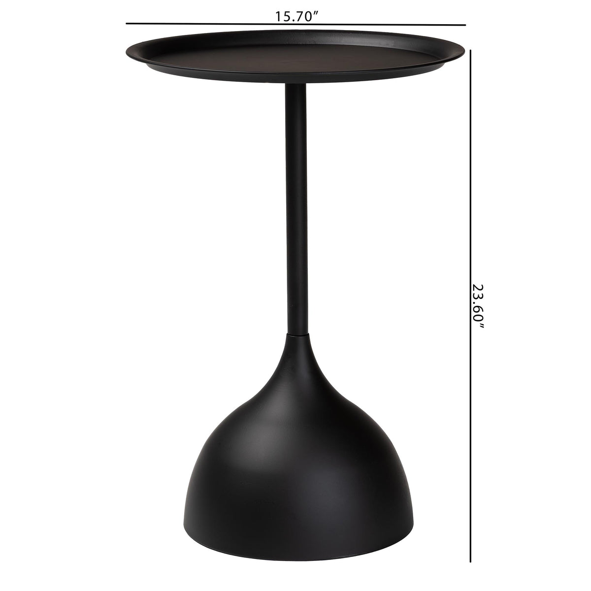 Webb Metal Pedestal Side Table