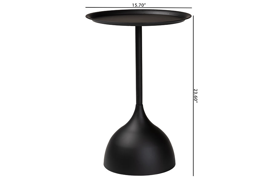 Webb Metal Pedestal Side Table
