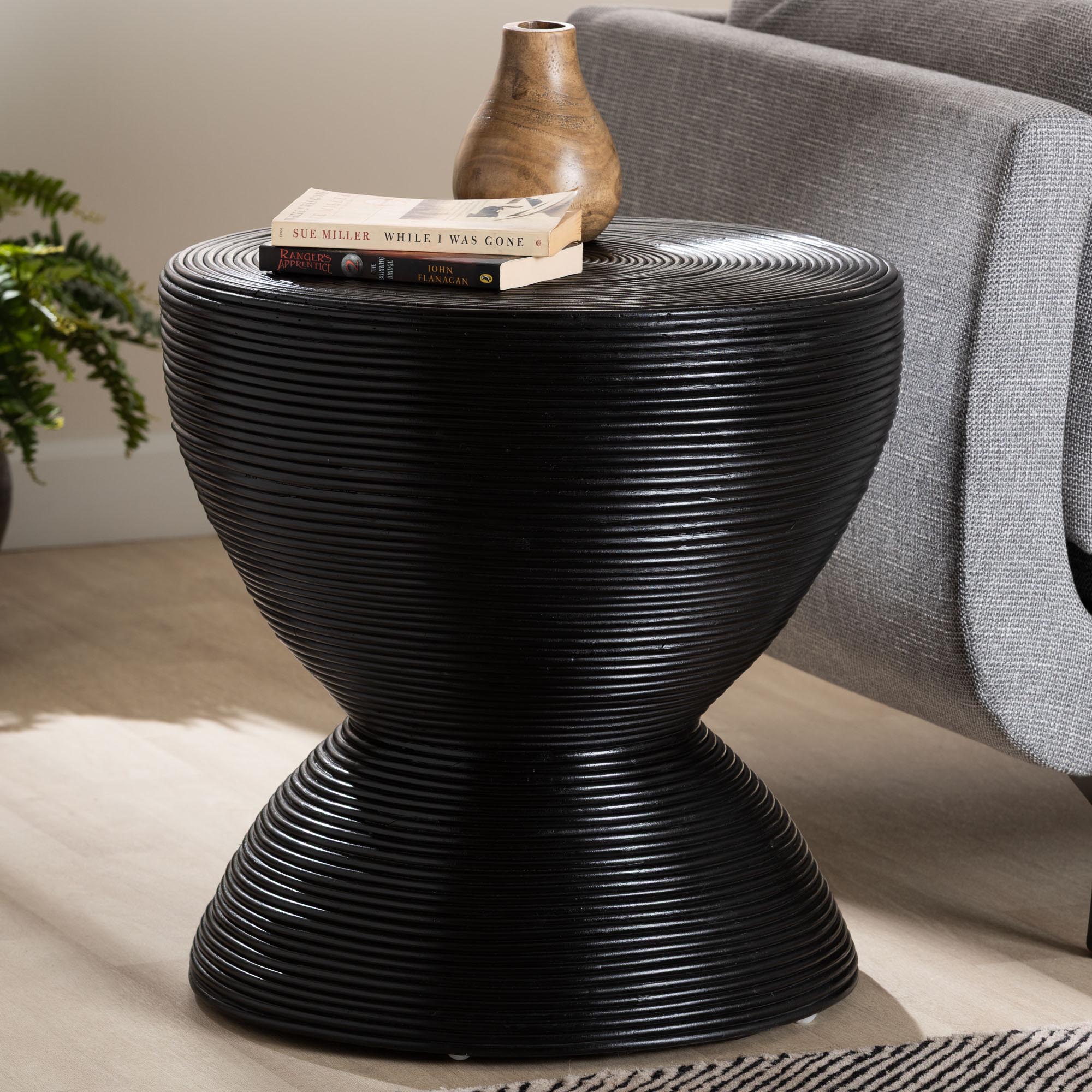 Bali & Pari Tokyo Laminated Rattan Side Table