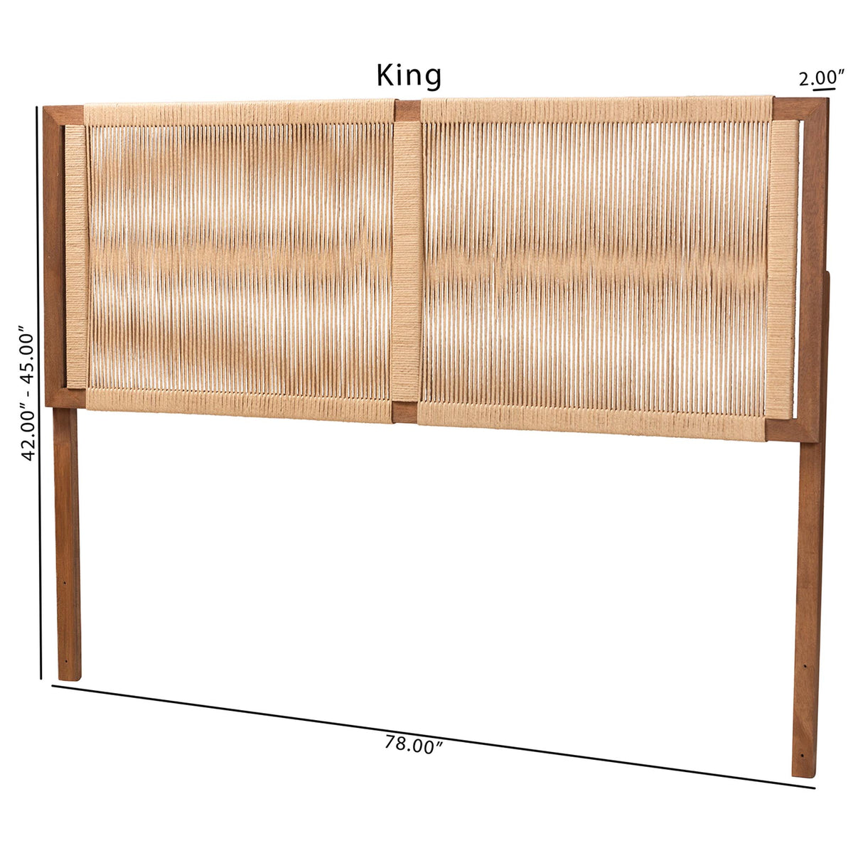 Bali & Pari Holitz Rope Woven Headboard