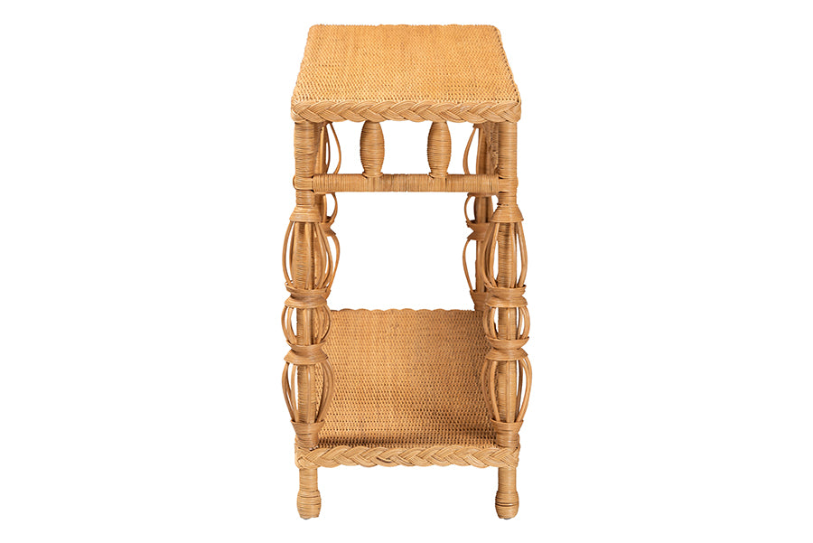Bali & Pari Dolby Rattan Console Table