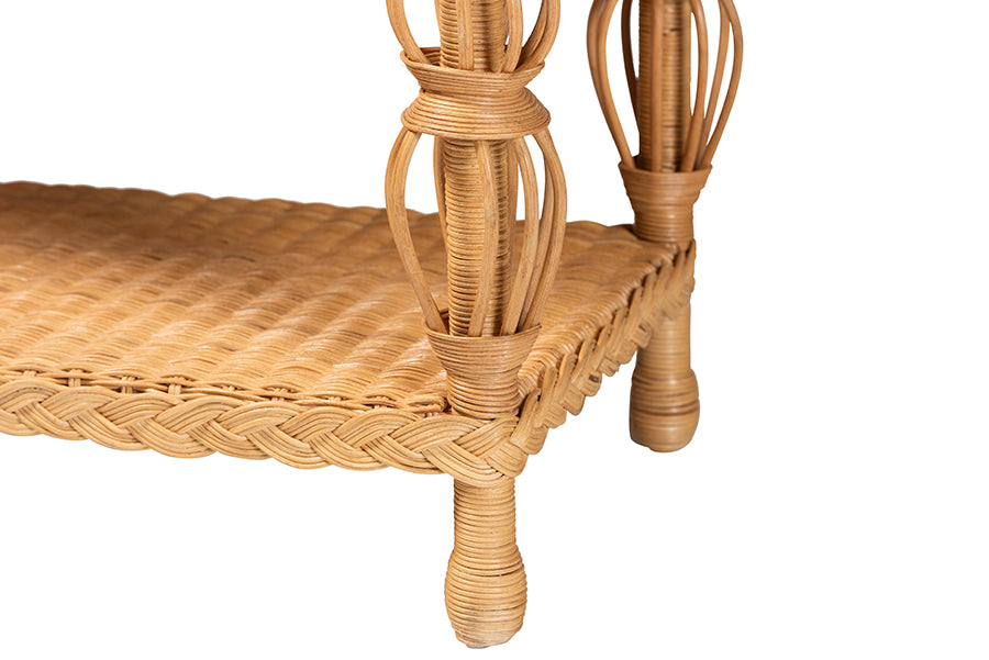 Bali & Pari Dolby Rattan Console Table