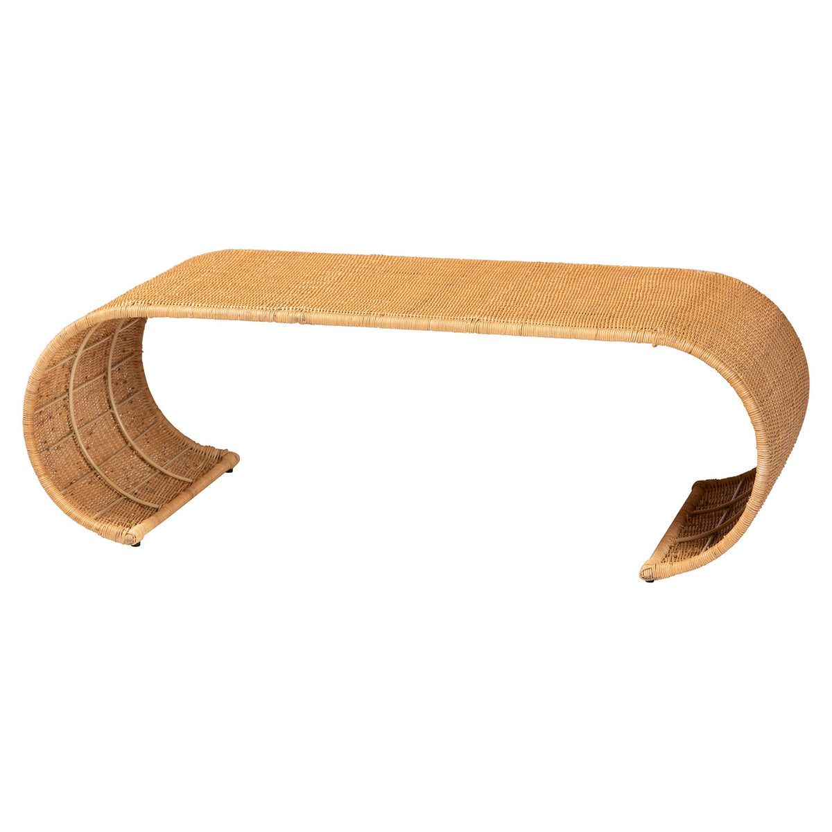 Bali & Pari Palm Waterfall Rattan Coffee Table