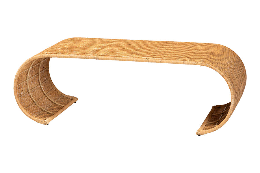Bali & Pari Palm Waterfall Rattan Coffee Table