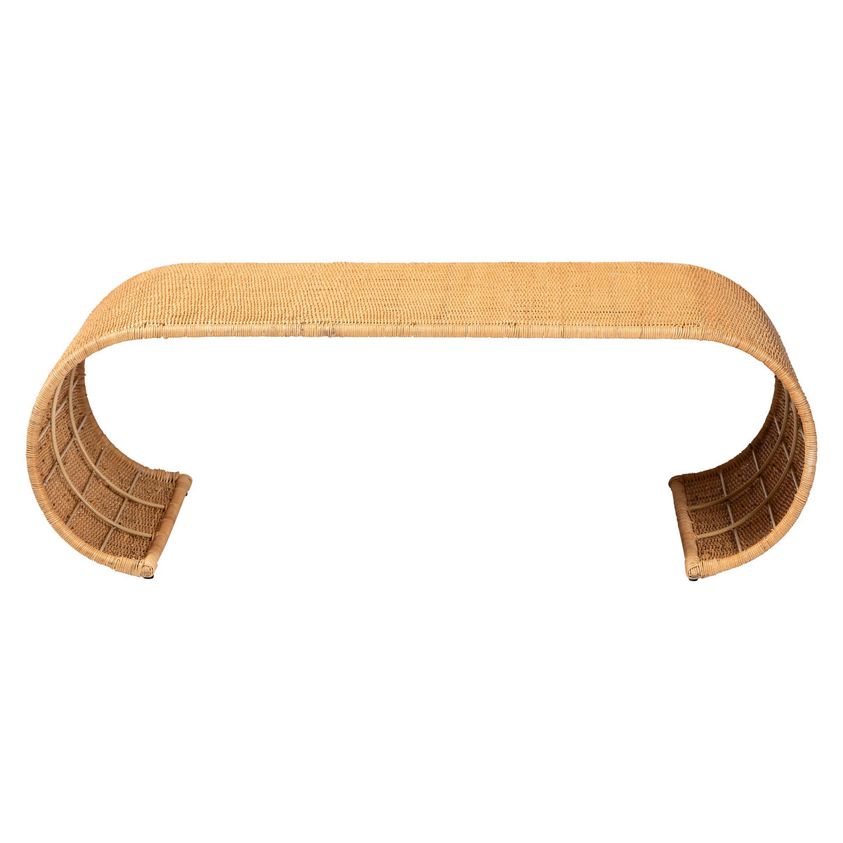 Bali & Pari Palm Waterfall Rattan Coffee Table