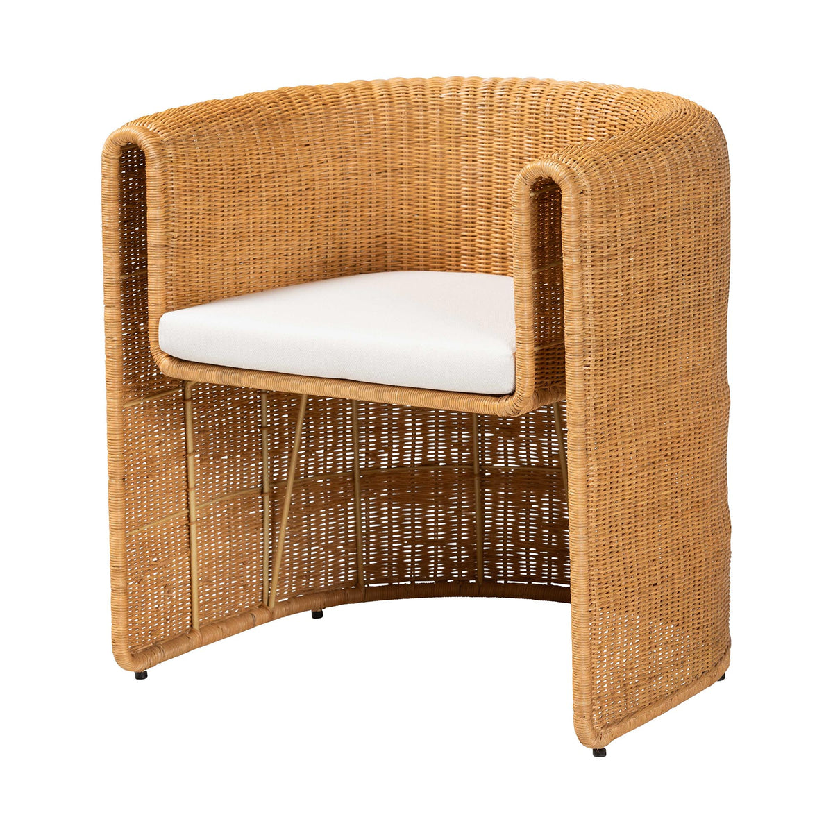 Bali & Pari Ayumi 5-Piece Round Rattan Dining Set