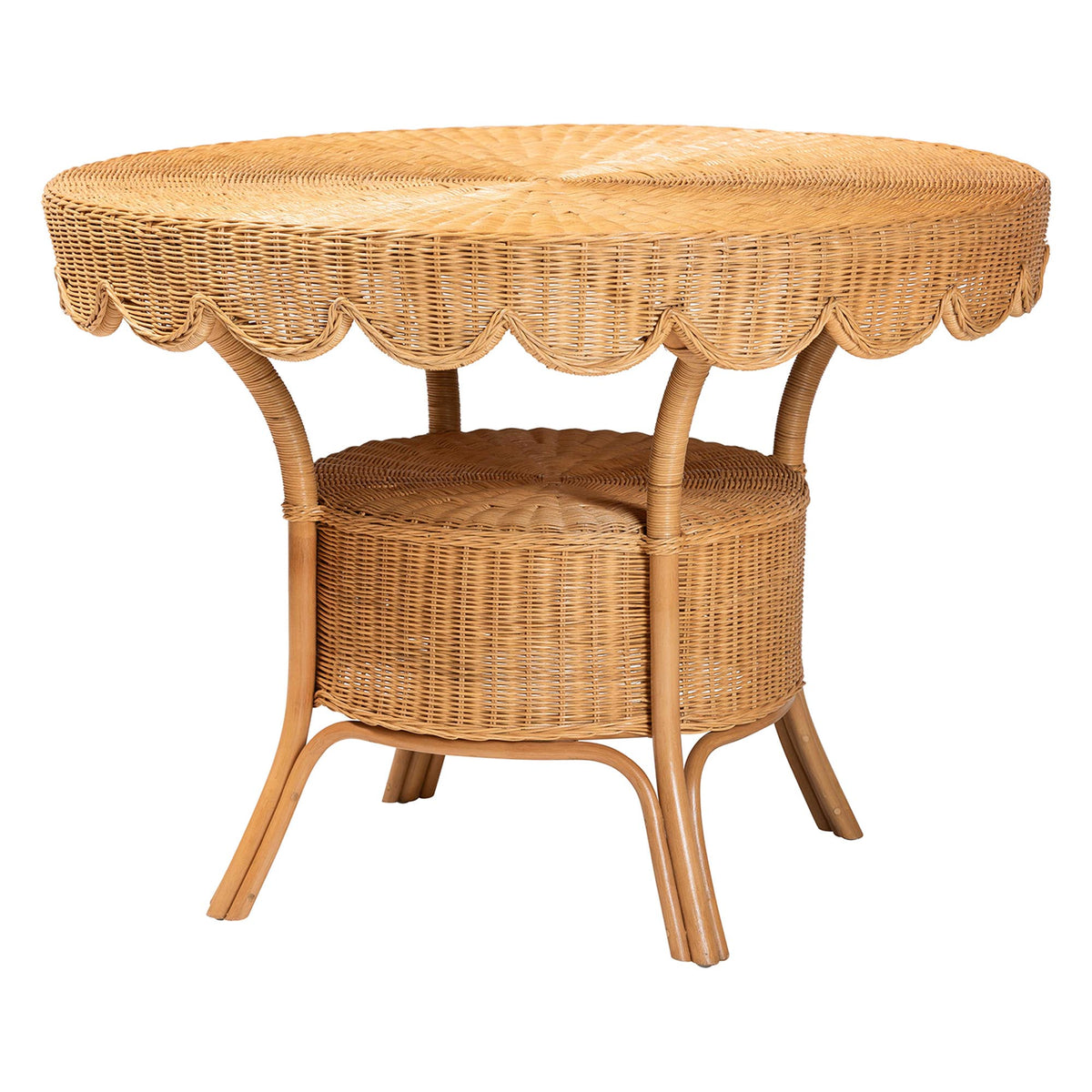 Bali & Pari Ayumi 5-Piece Round Rattan Dining Set