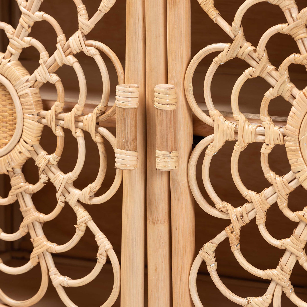 Bali & Pari Acelin Rattan Storage Cabinet